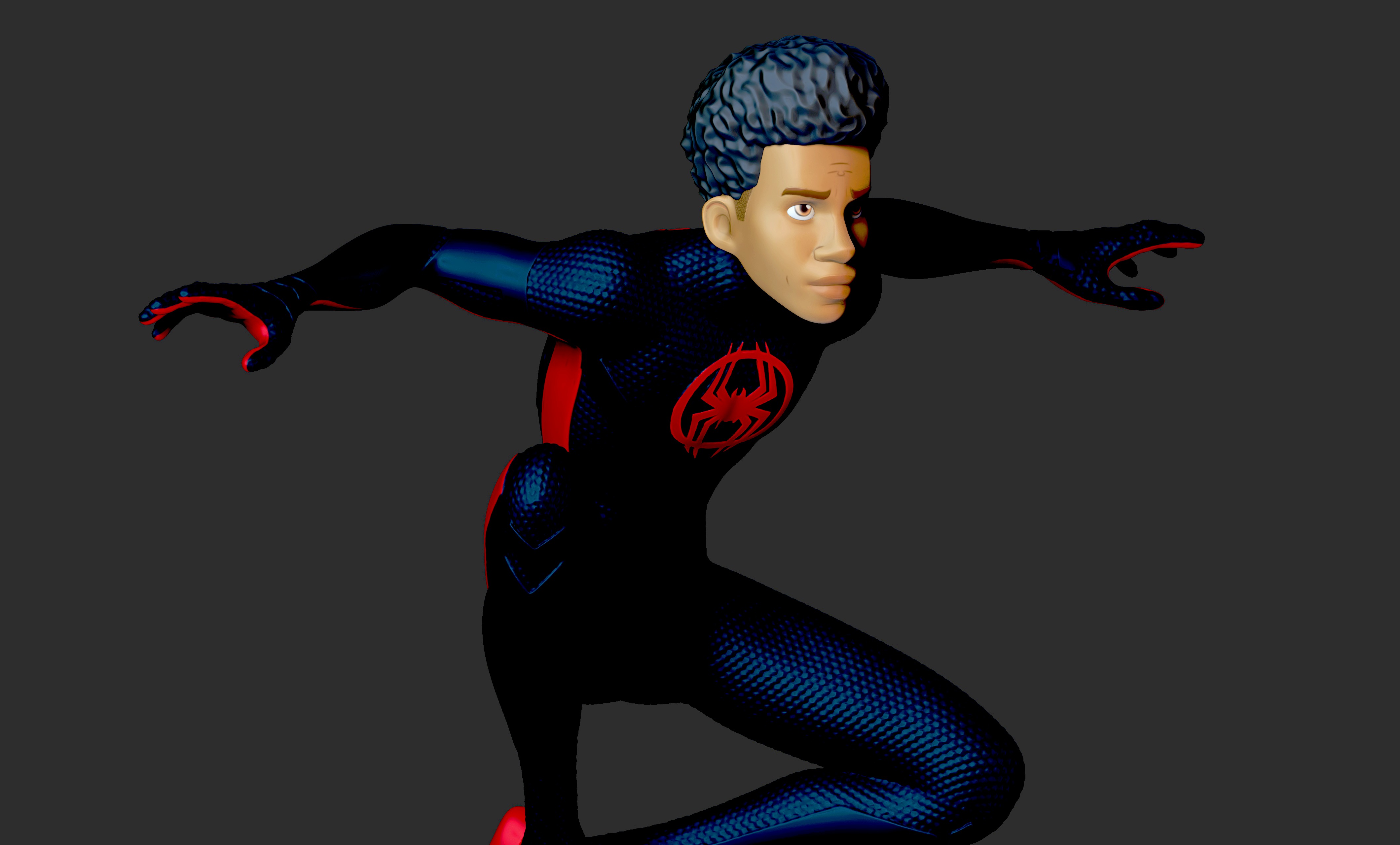Miles Morales 3D print model_1