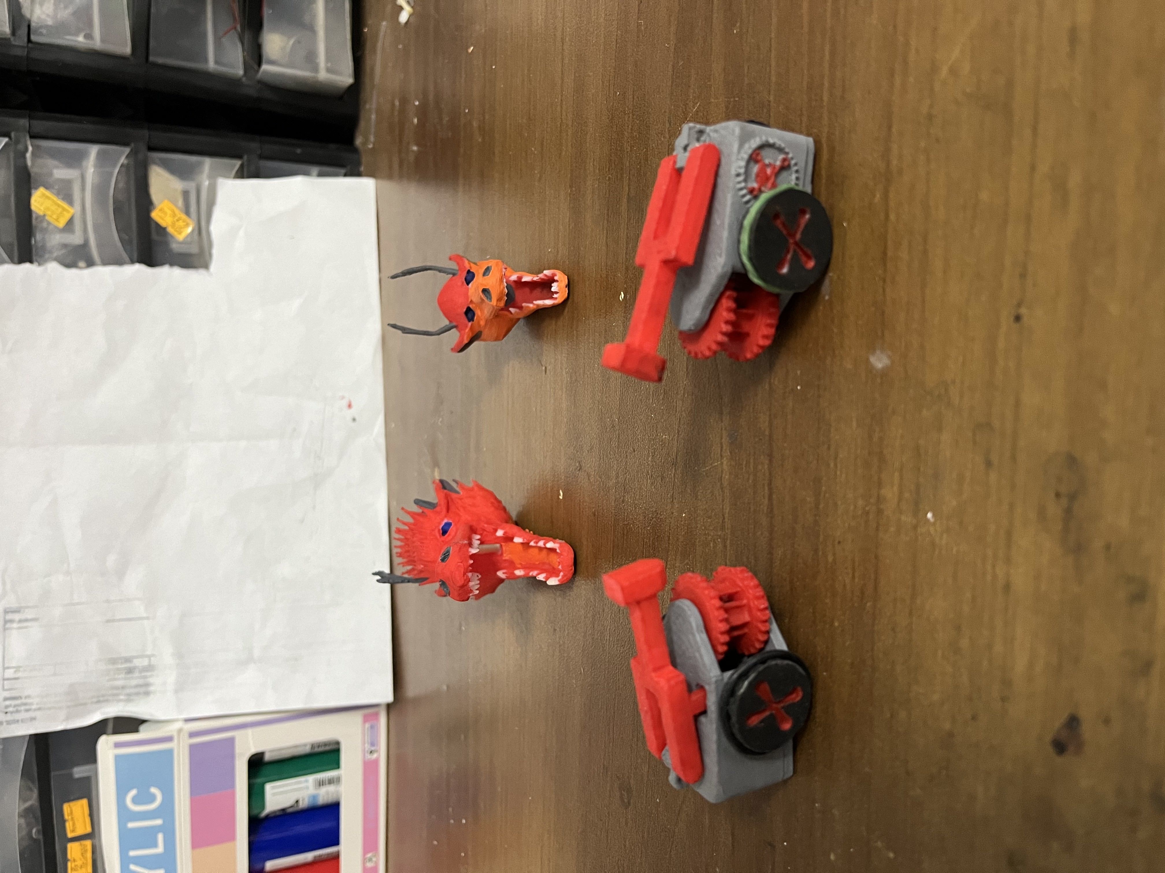Robot Wars Key Chain 3D print model_1