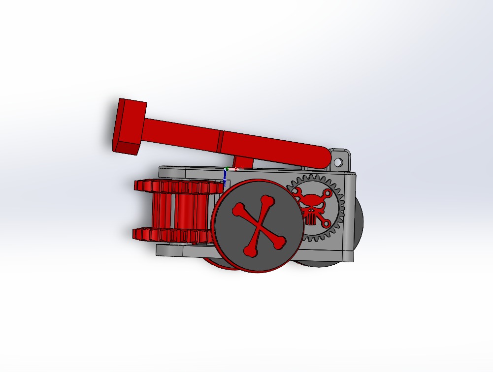 Robot Wars Key Chain 3D print model_7