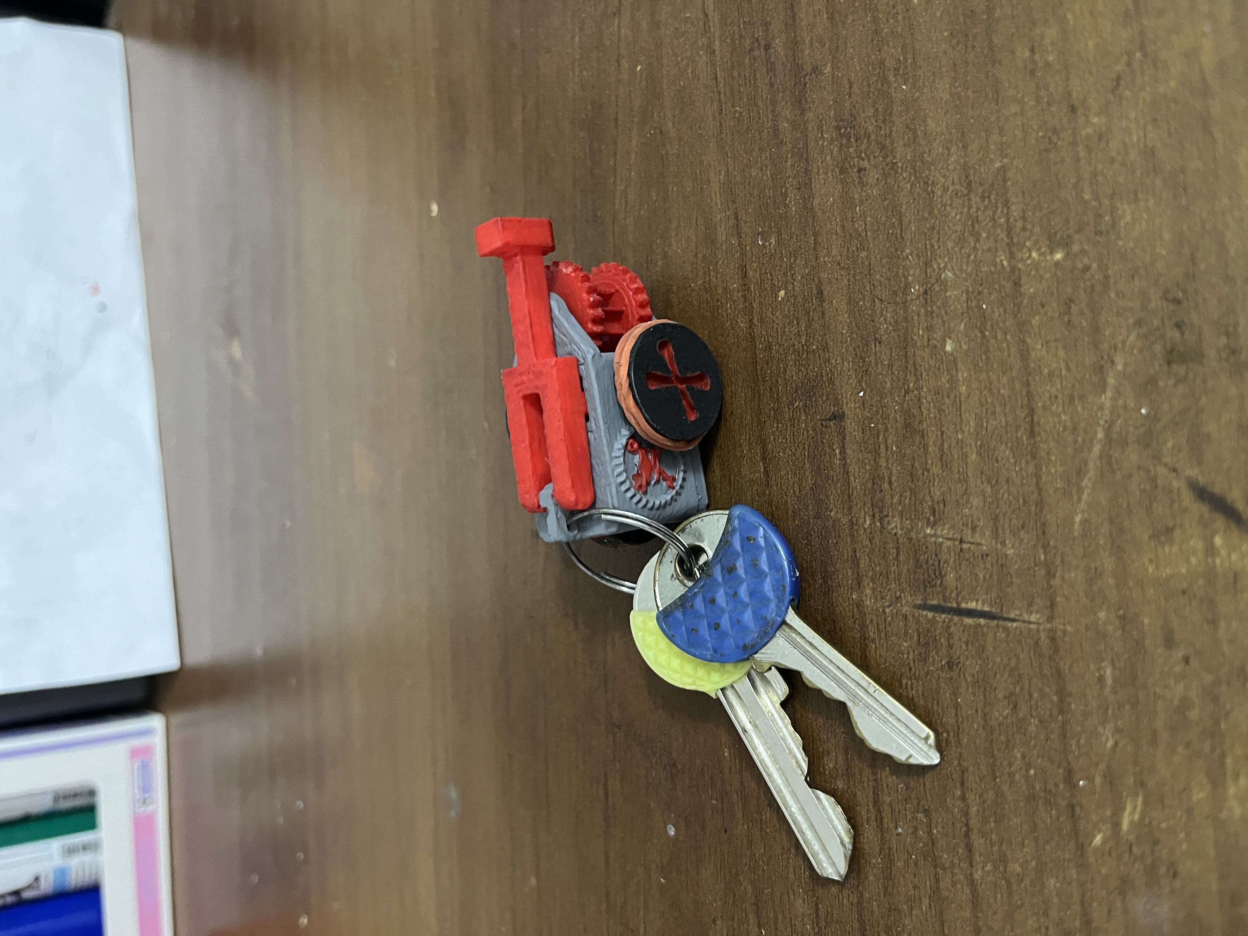 Robot Wars Key Chain 3D print model_5