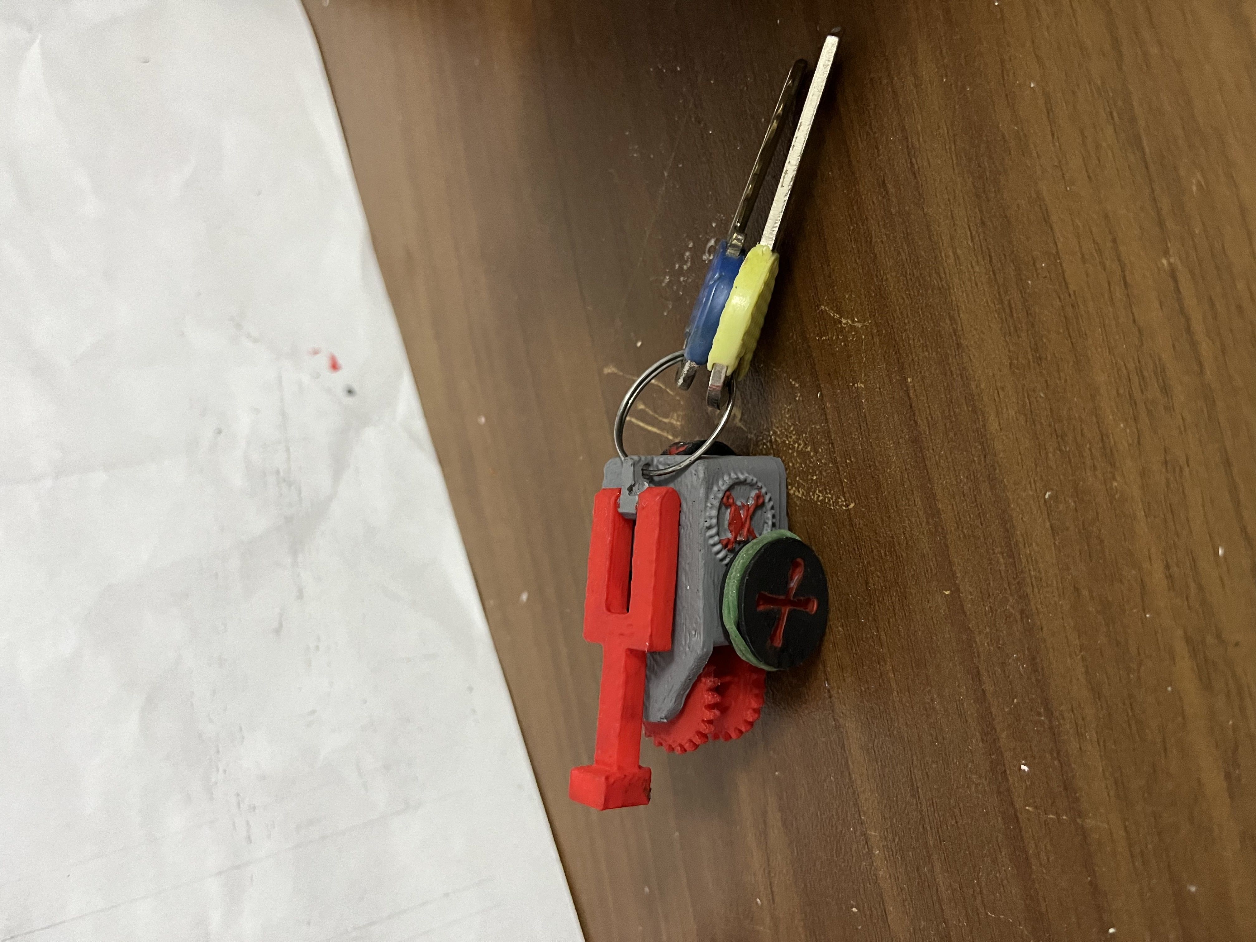 Robot Wars Key Chain 3D print model_4