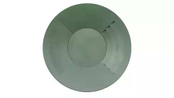 15Inch Gold Mining Pan plasic 3D print model