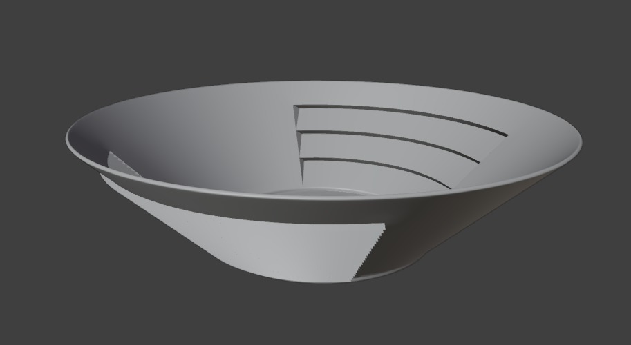 15Inch Gold Mining Pan plasic 3D print model_2