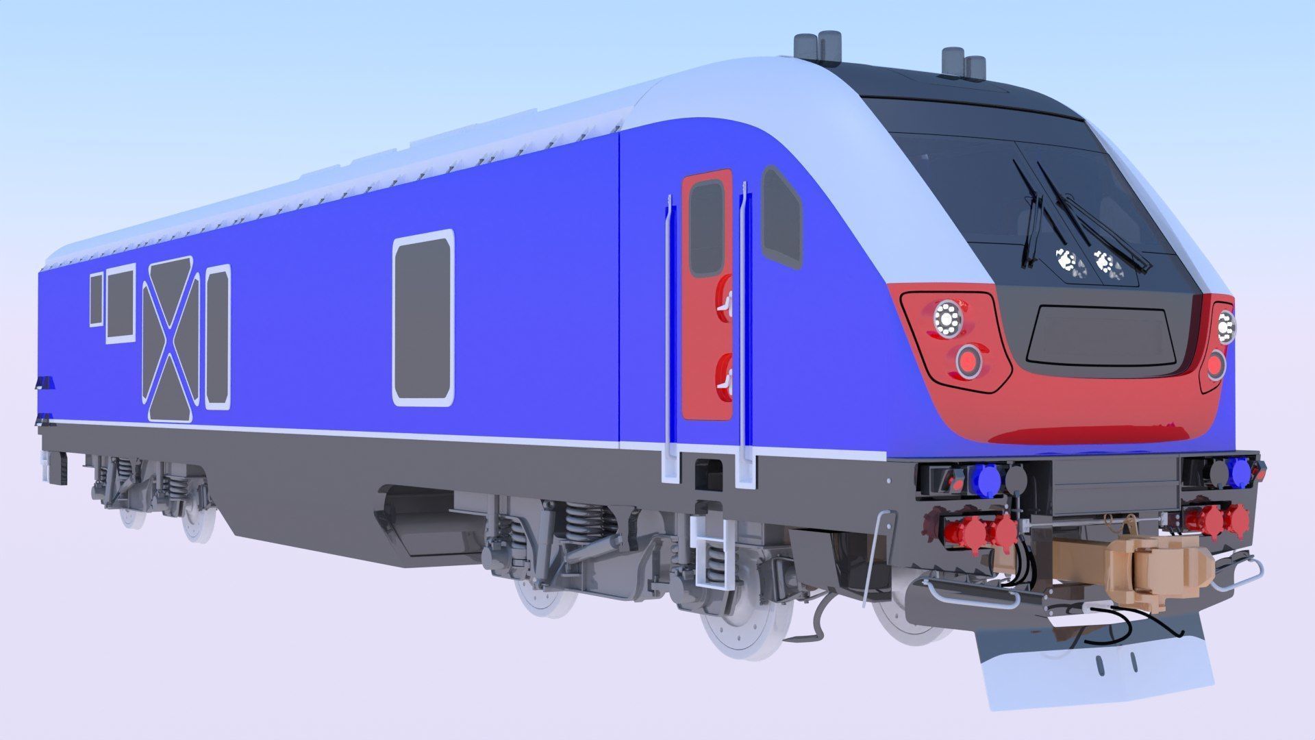 Locomotive Siemens SC-44 and SCV-42 3D Model Collection_9
