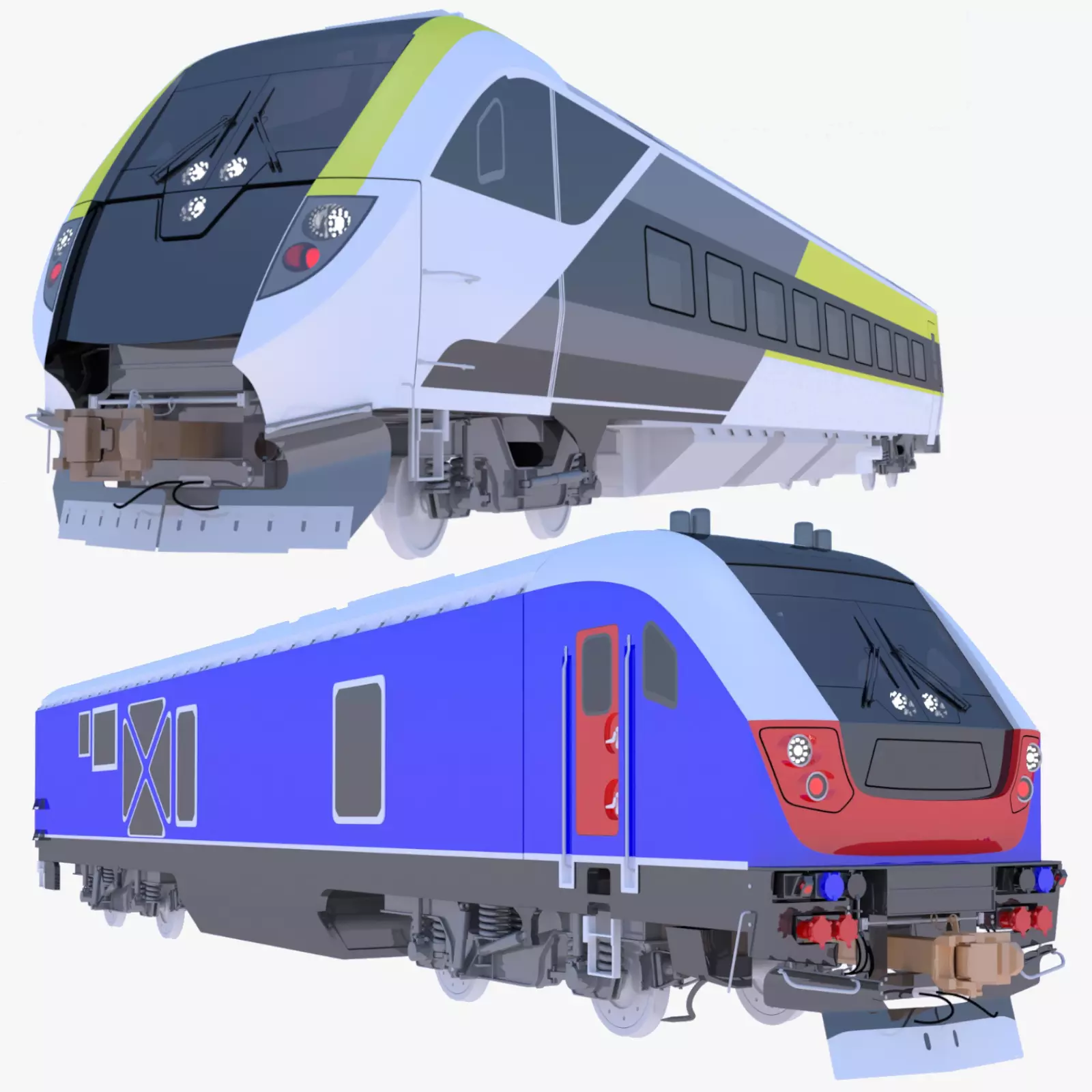Locomotive Siemens SC-44 and SCV-42 3D Model Collection_0