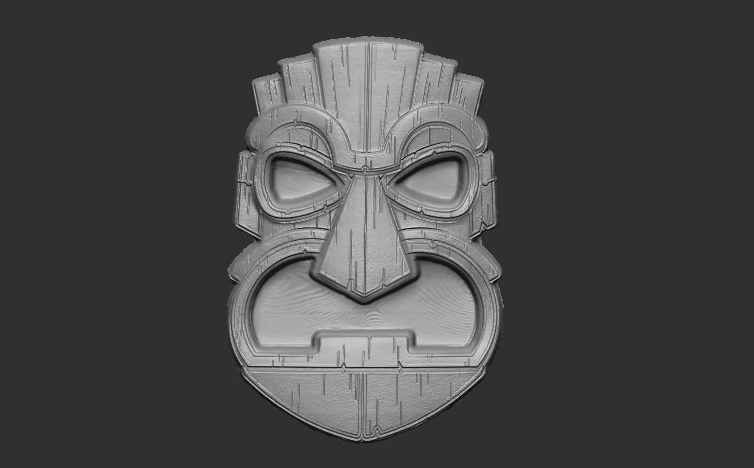 tiki mask 3D print model