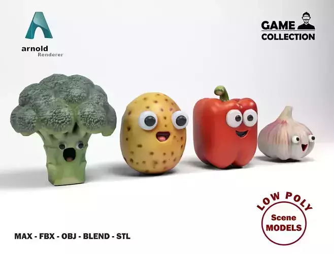 Vegetables characters 2