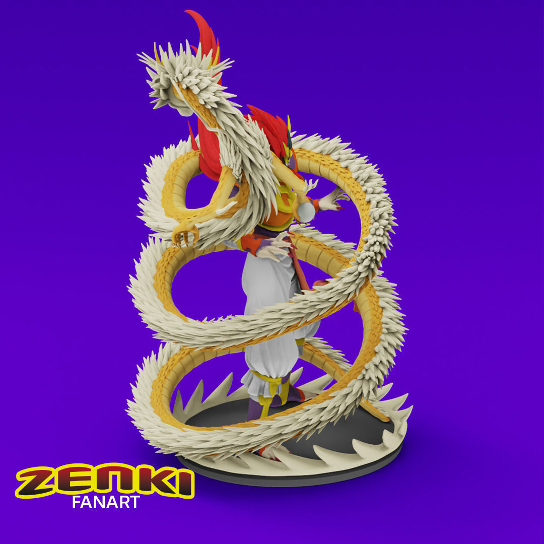 Anime Classics - Zenki the guardian warrior Diorama 3D print model_9