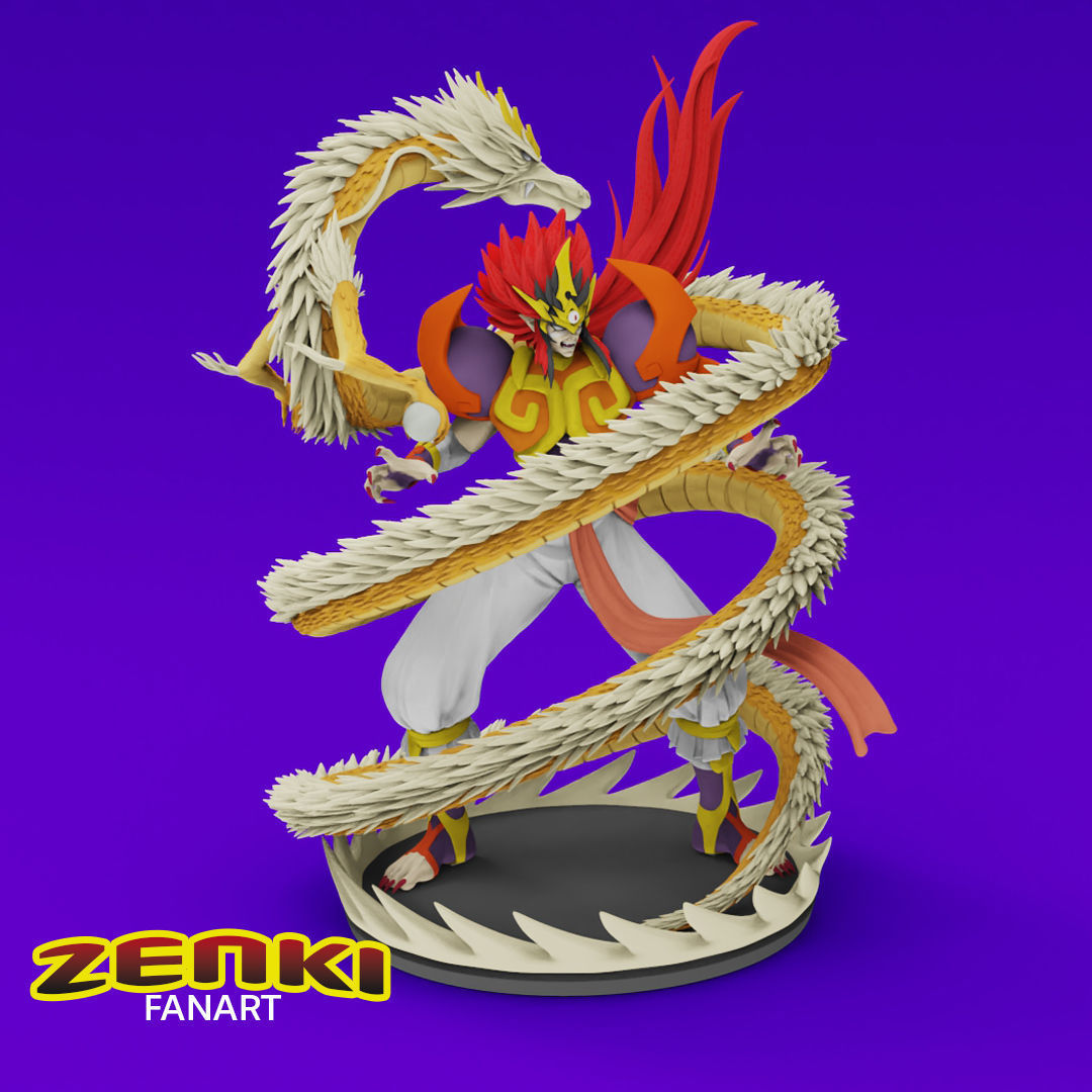 Anime Classics - Zenki the guardian warrior Diorama 3D print model_13