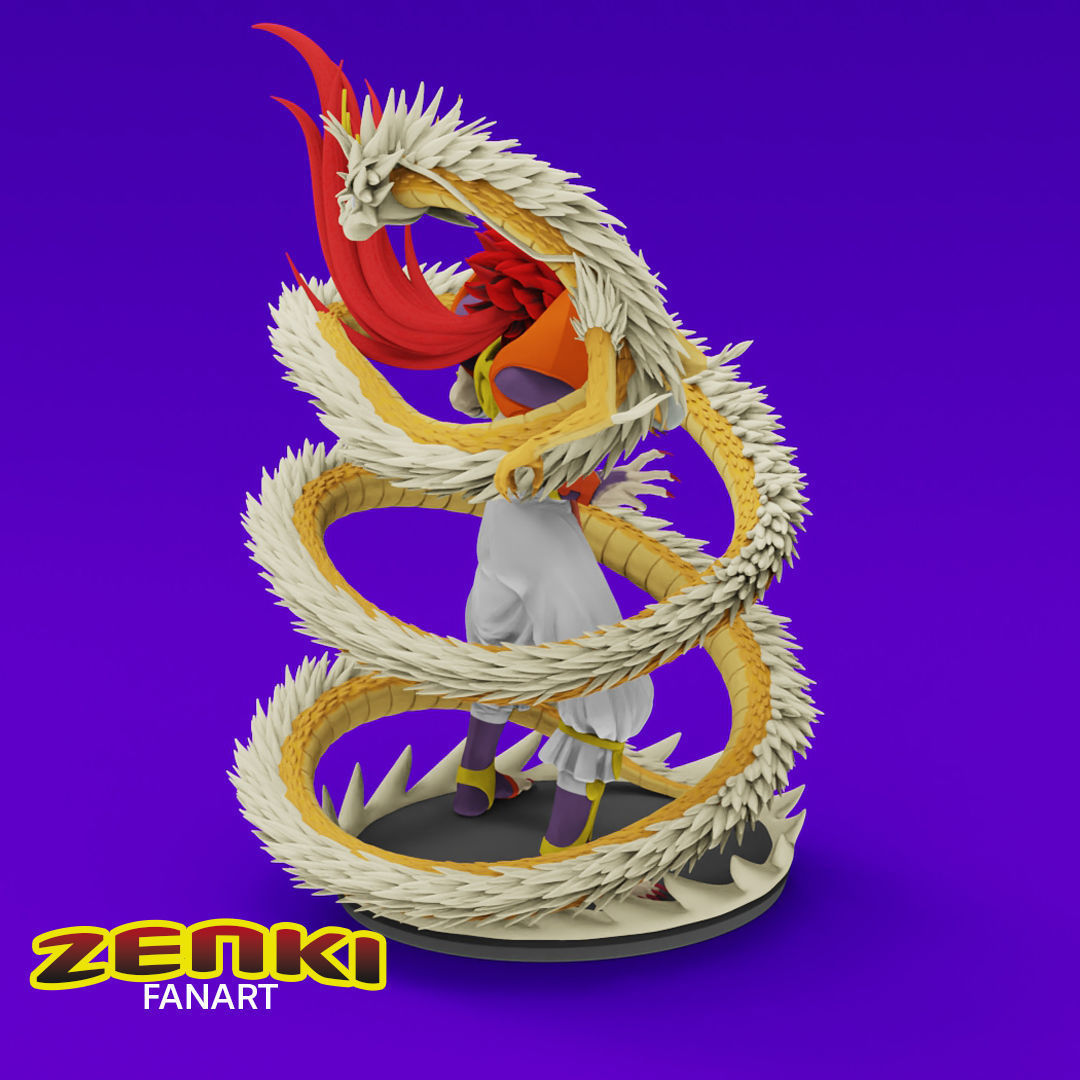 Anime Classics - Zenki the guardian warrior Diorama 3D print model_8