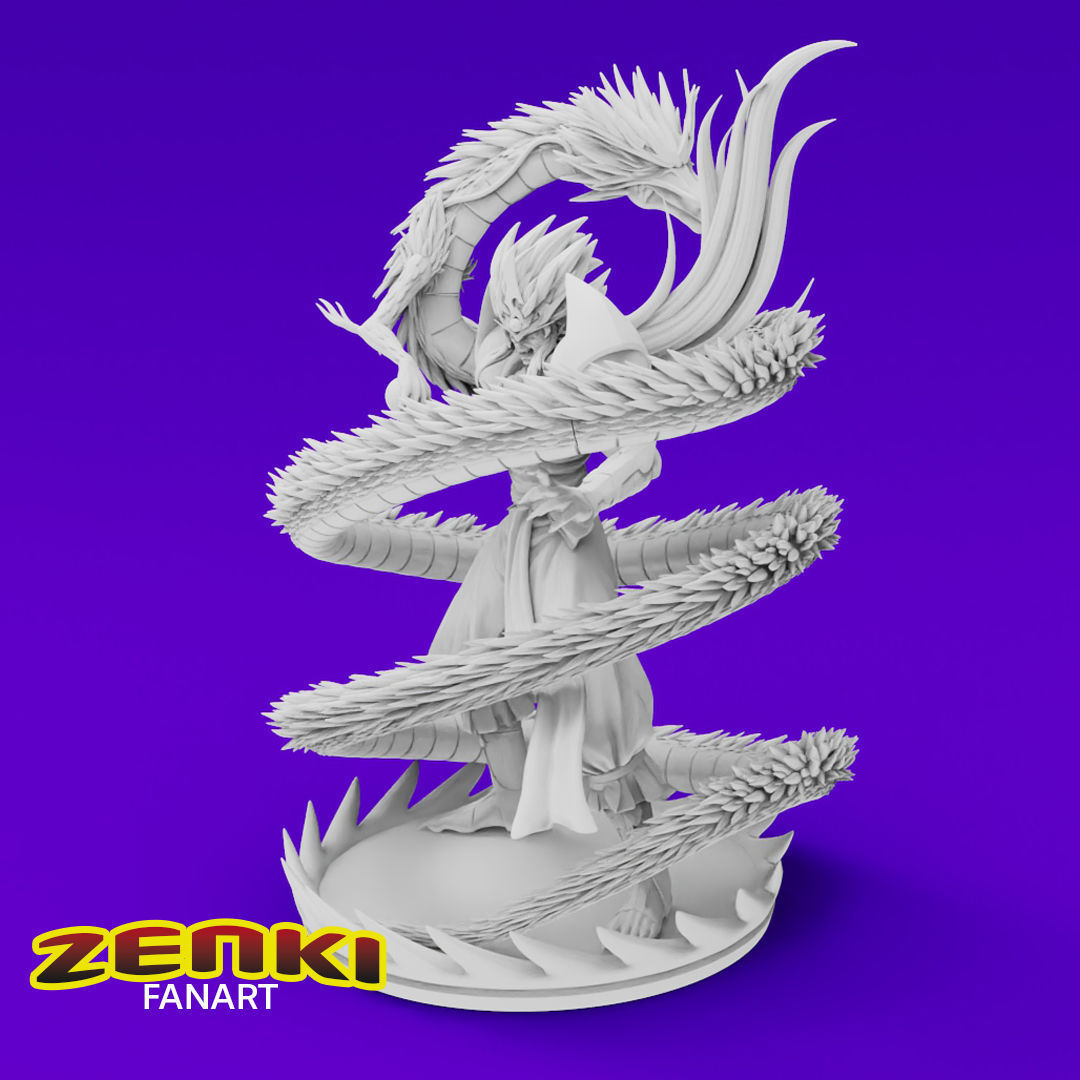 Anime Classics - Zenki the guardian warrior Diorama 3D print model_7