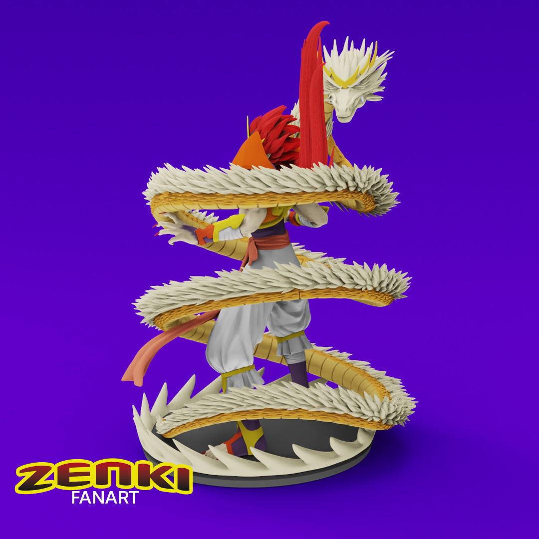 Anime Classics - Zenki the guardian warrior Diorama 3D print model_3