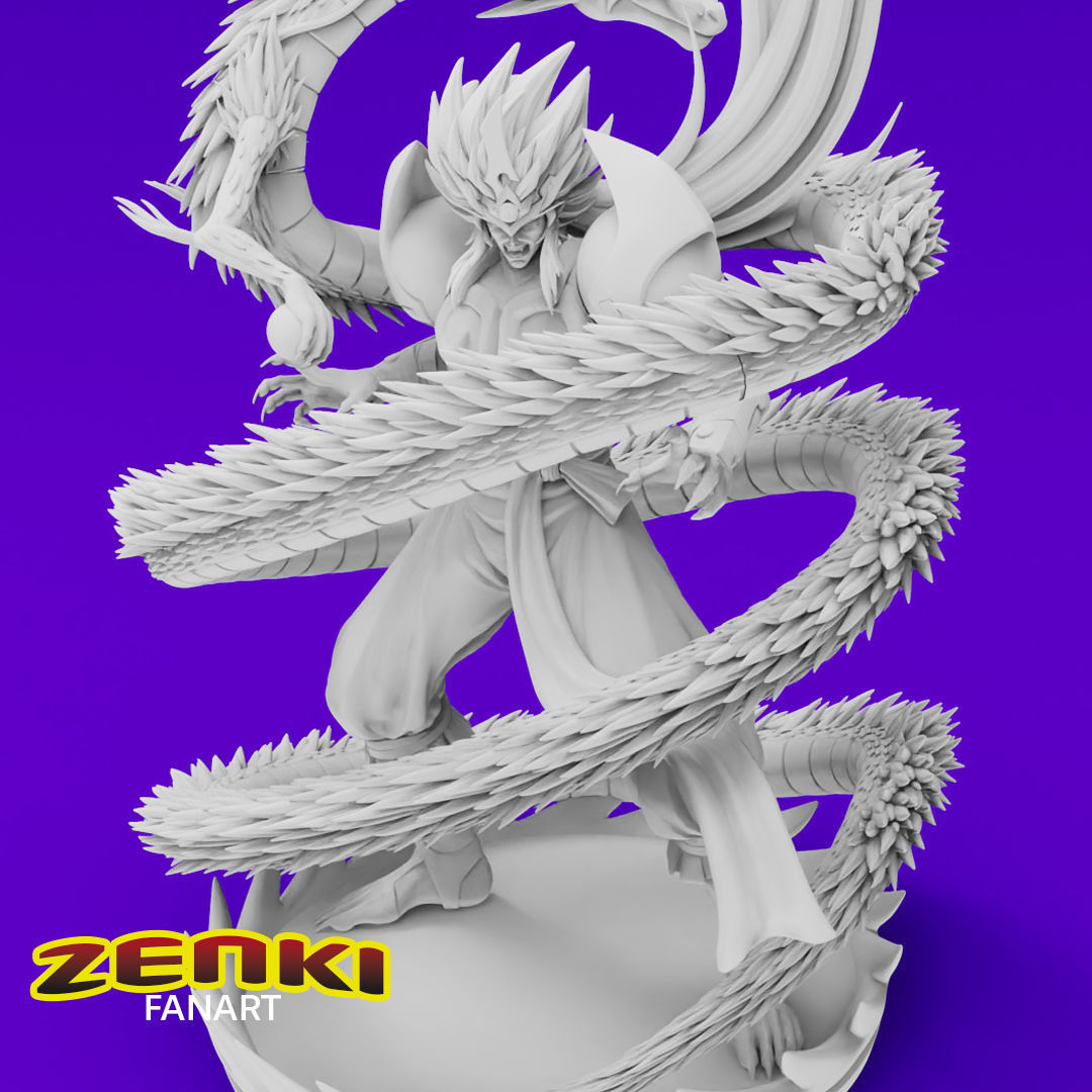 Anime Classics - Zenki the guardian warrior Diorama 3D print model_16