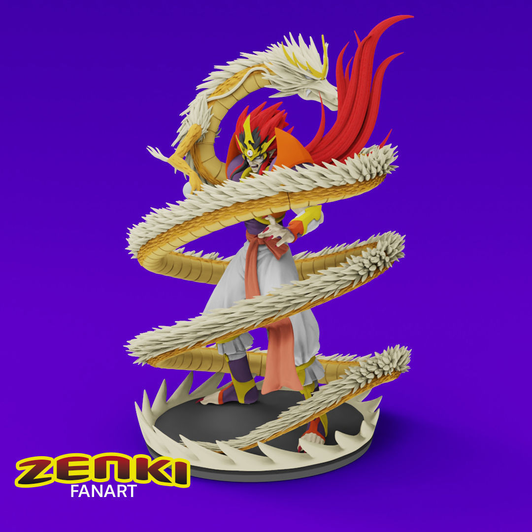 Anime Classics - Zenki the guardian warrior Diorama 3D print model_2