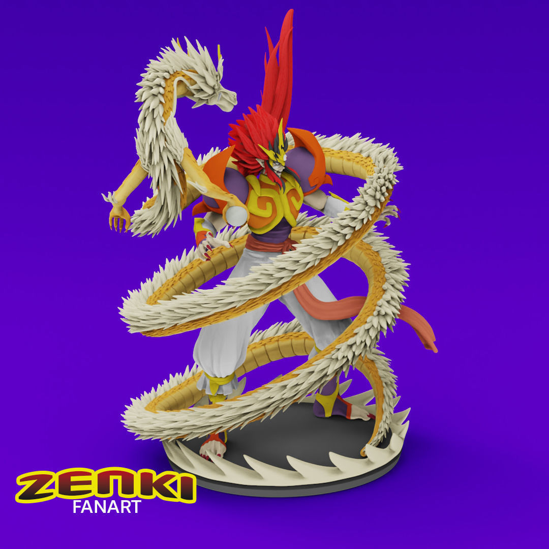 Anime Classics - Zenki the guardian warrior Diorama 3D print model_11