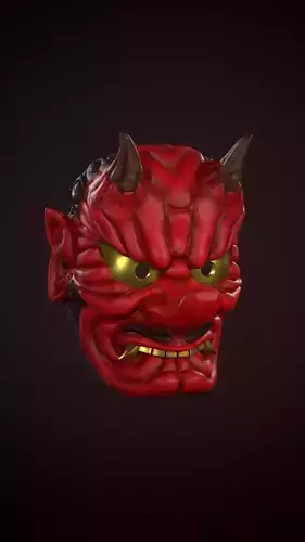 TENGU MASK YOKAI JAPANESE