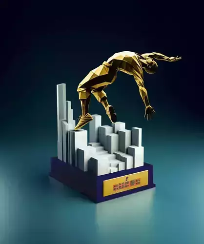 parkour figure
