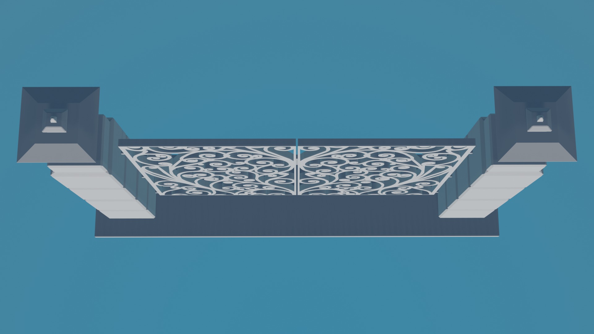 Gateway Exterior Gate 3D print model_2