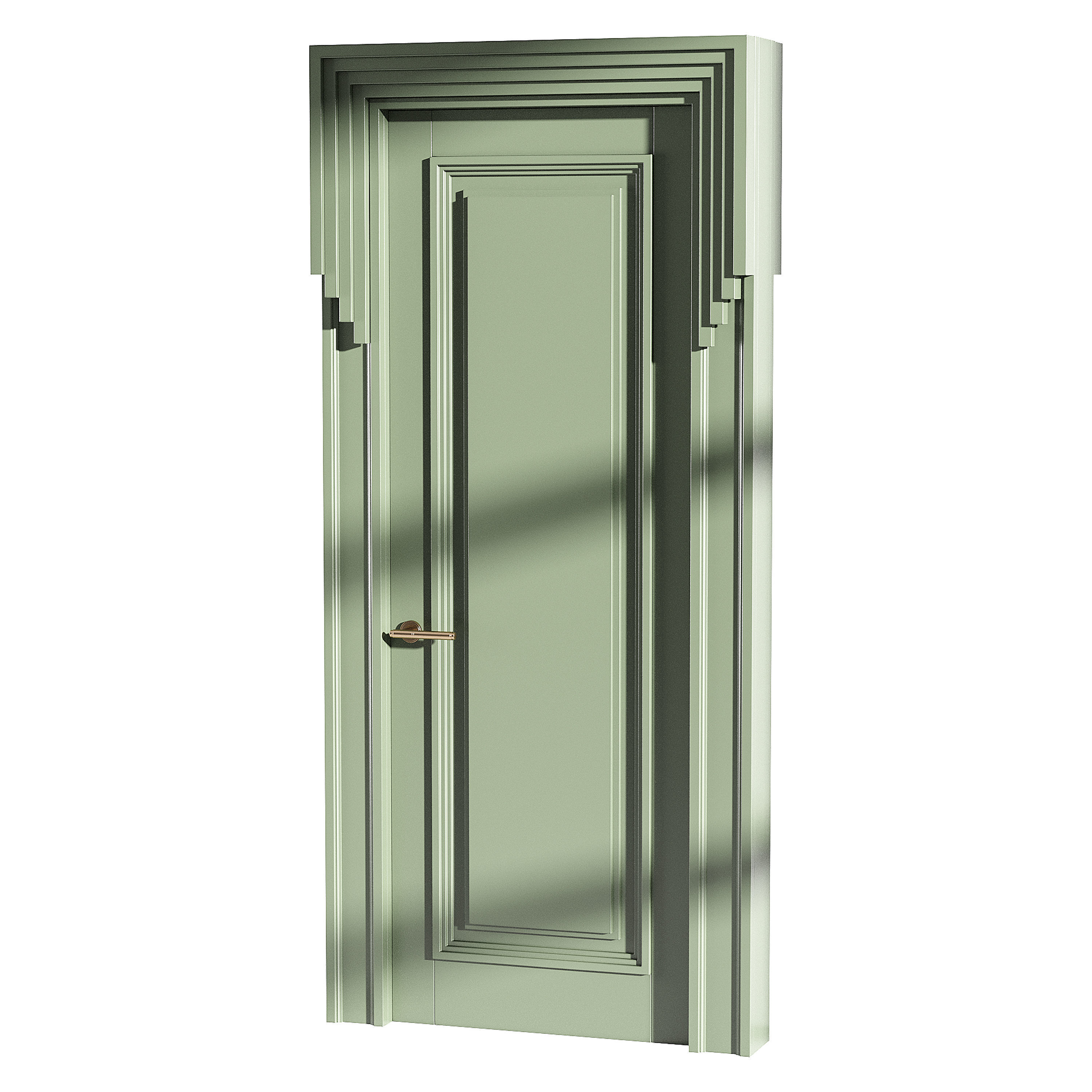 Modern entrance door 48 3D model_12