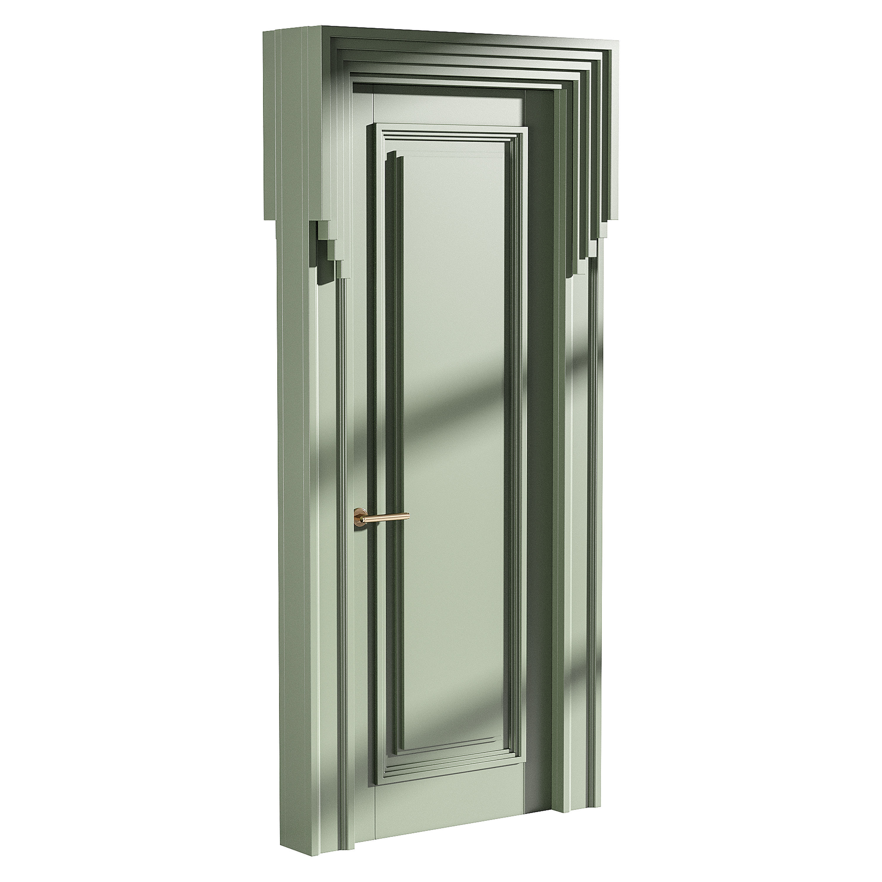 Modern entrance door 48 3D model_4