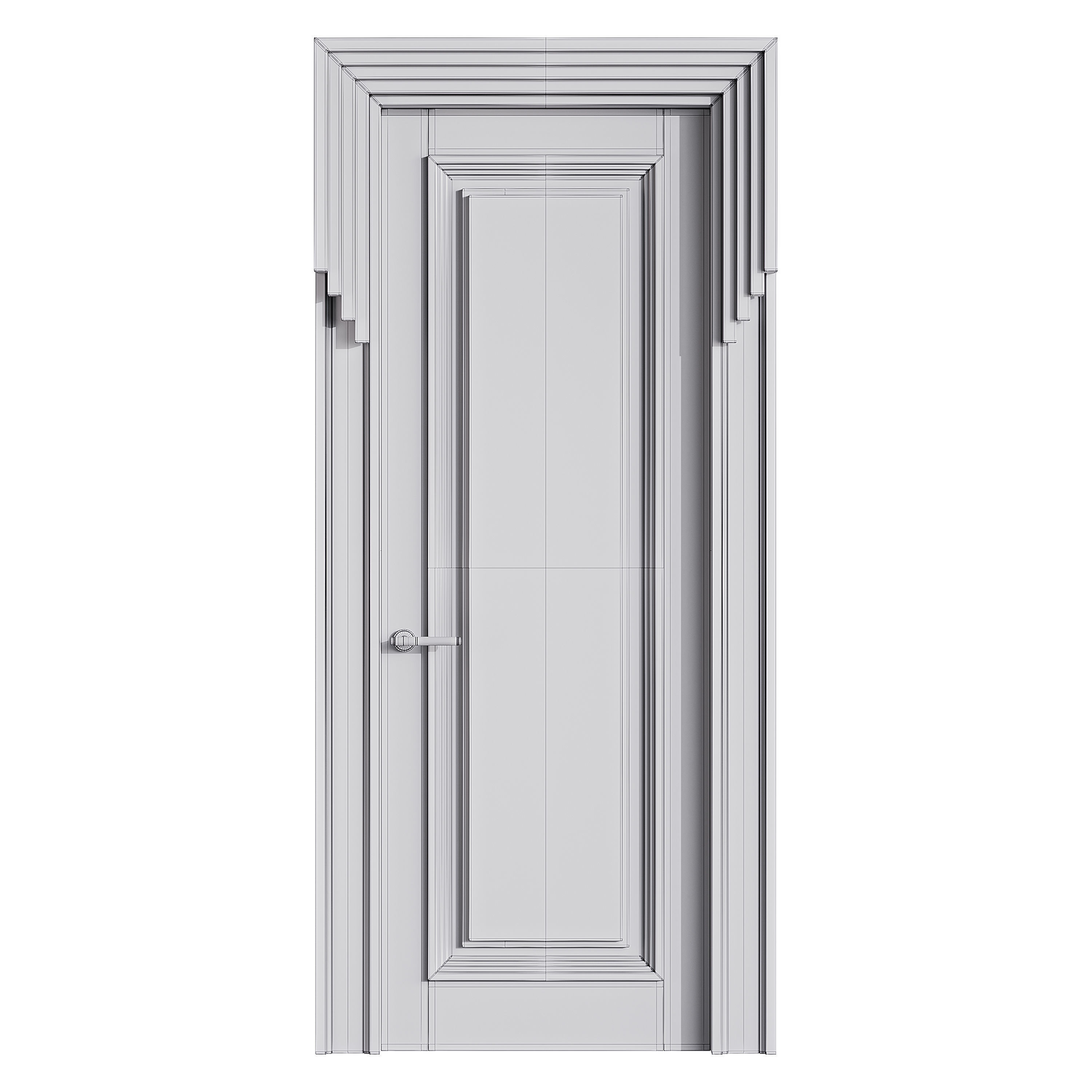 Modern entrance door 48 3D model_13