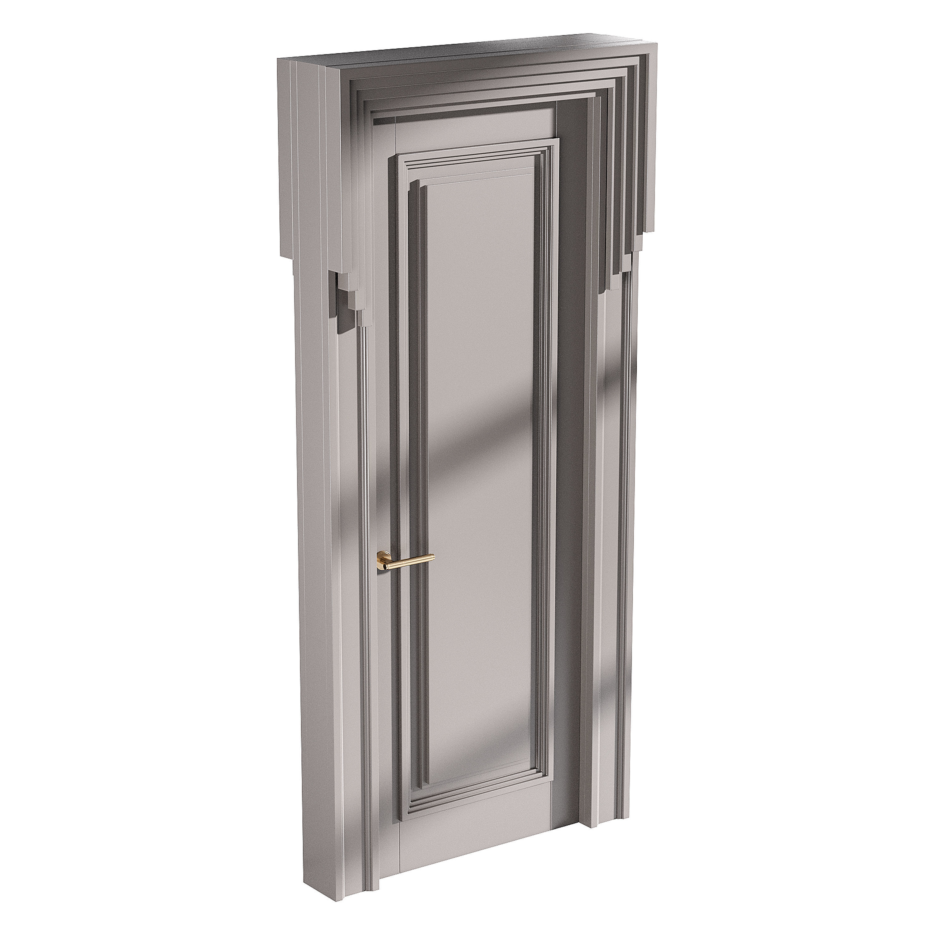 Modern entrance door 48 3D model_9