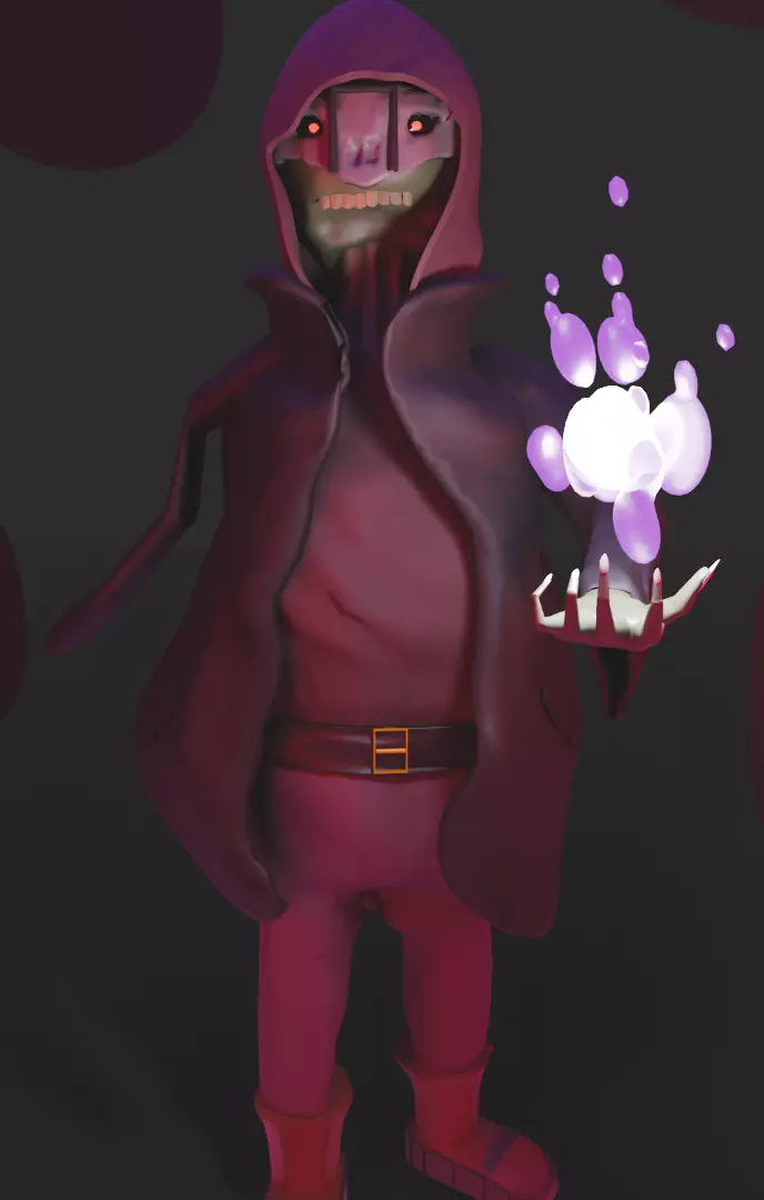 monster Low-poly 3D model_0