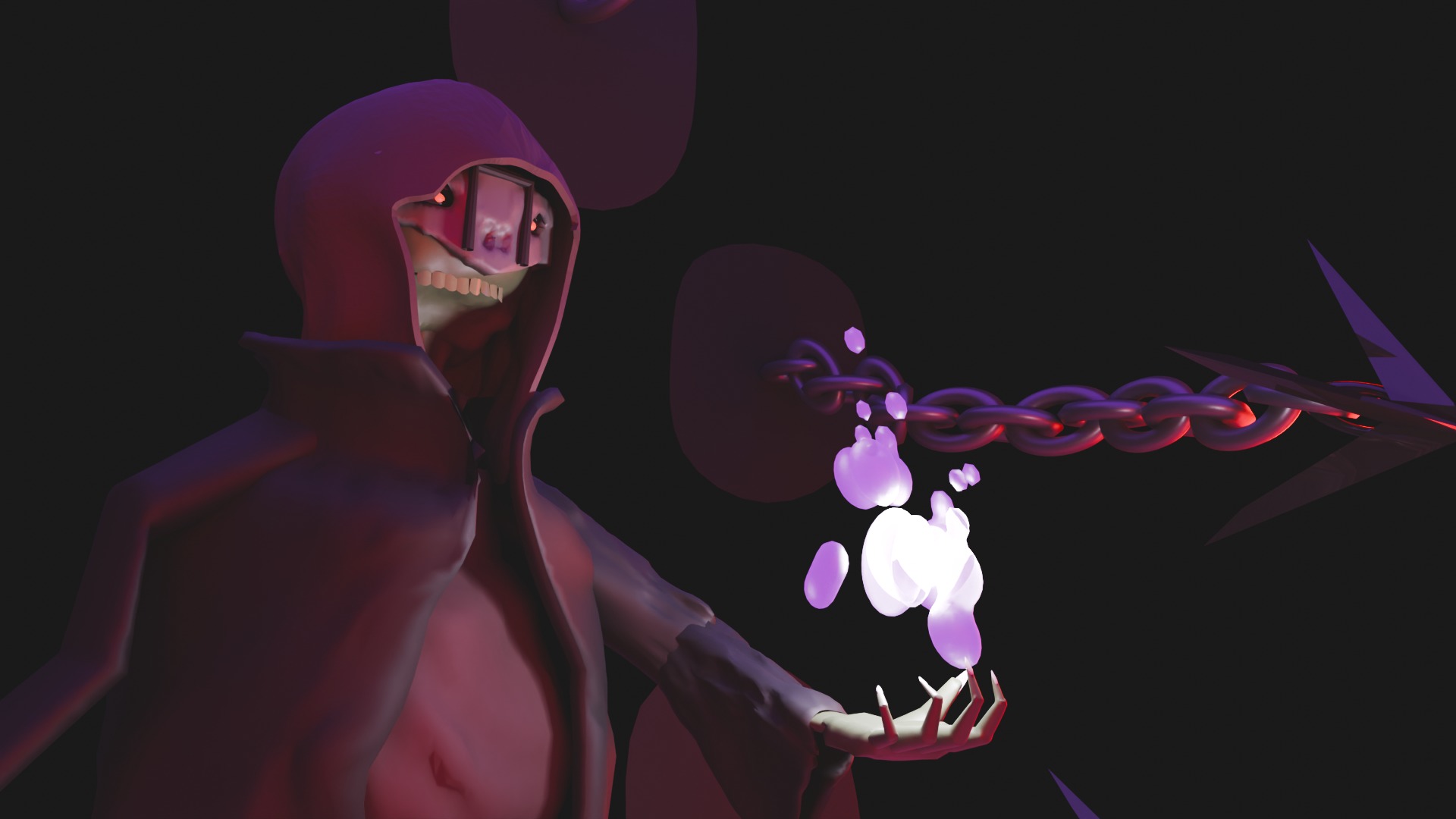 monster Low-poly 3D model_1