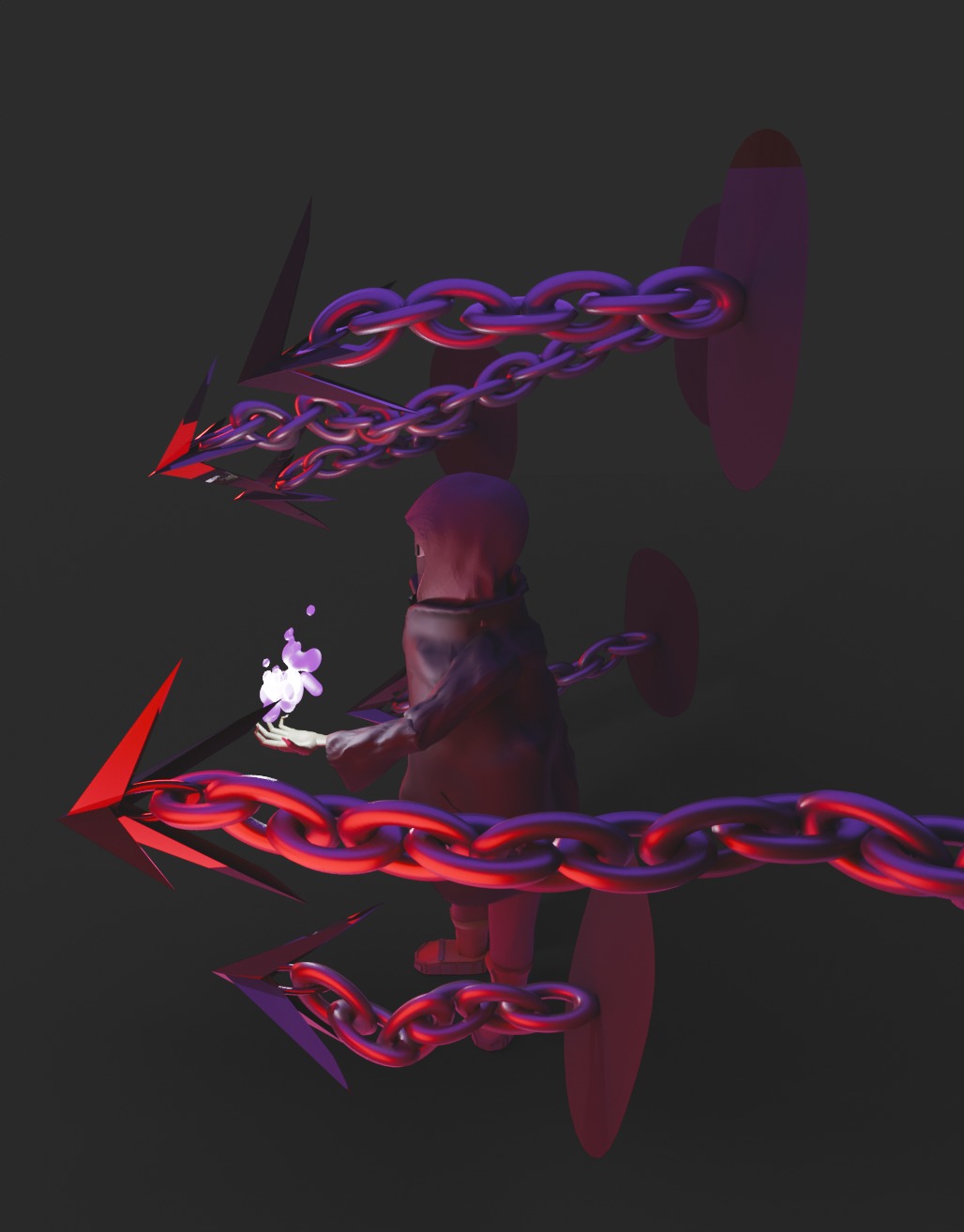 monster Low-poly 3D model_3