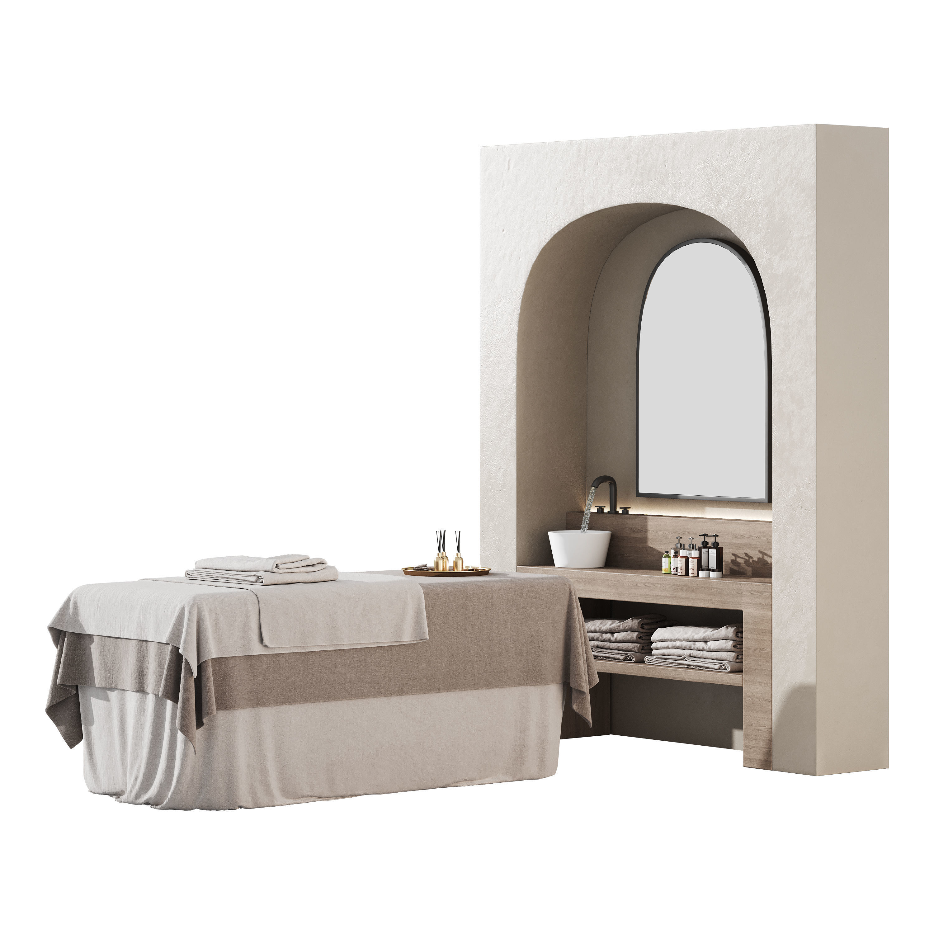 Modern spa and accessories 08 3D model_1