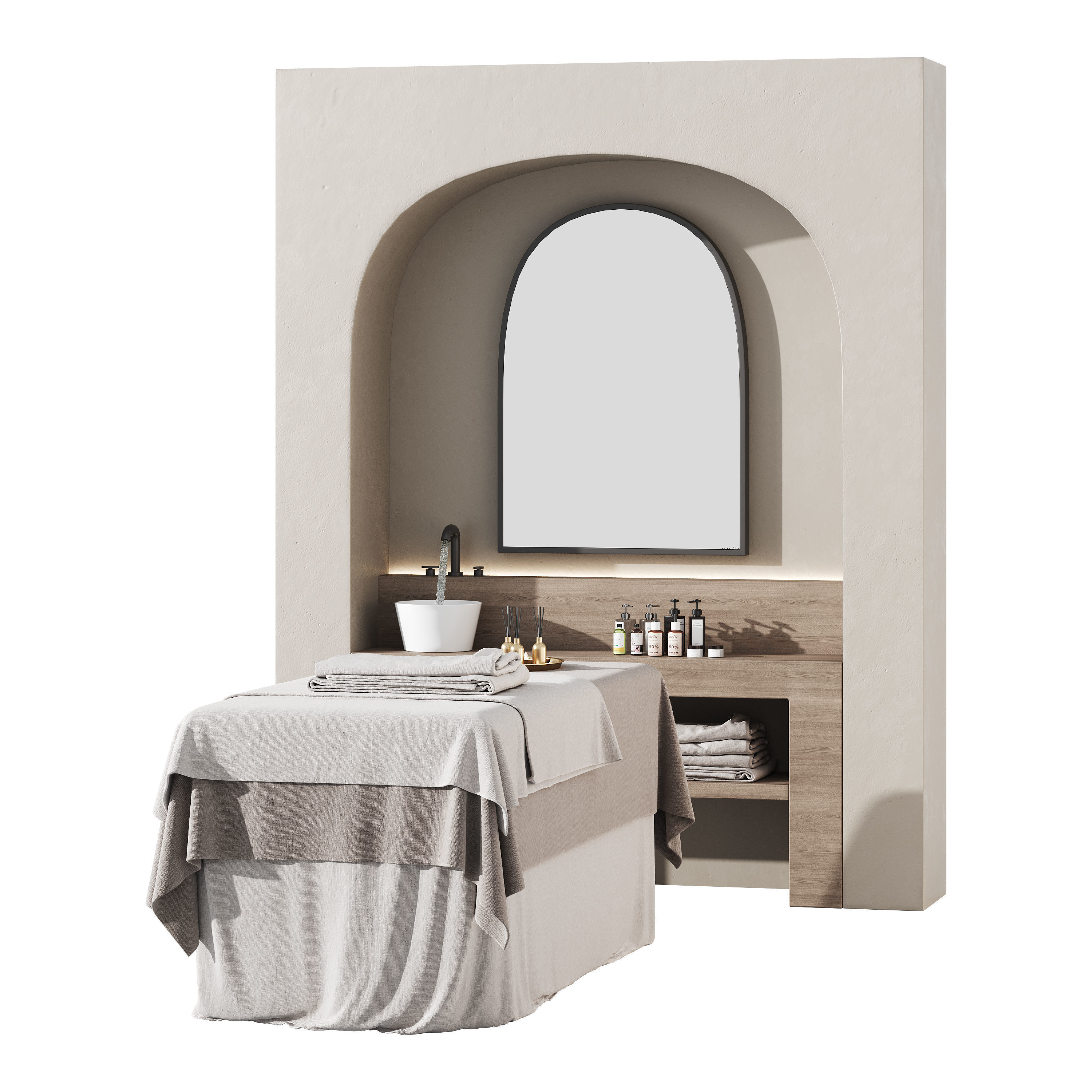 Modern spa and accessories 08 3D model_4