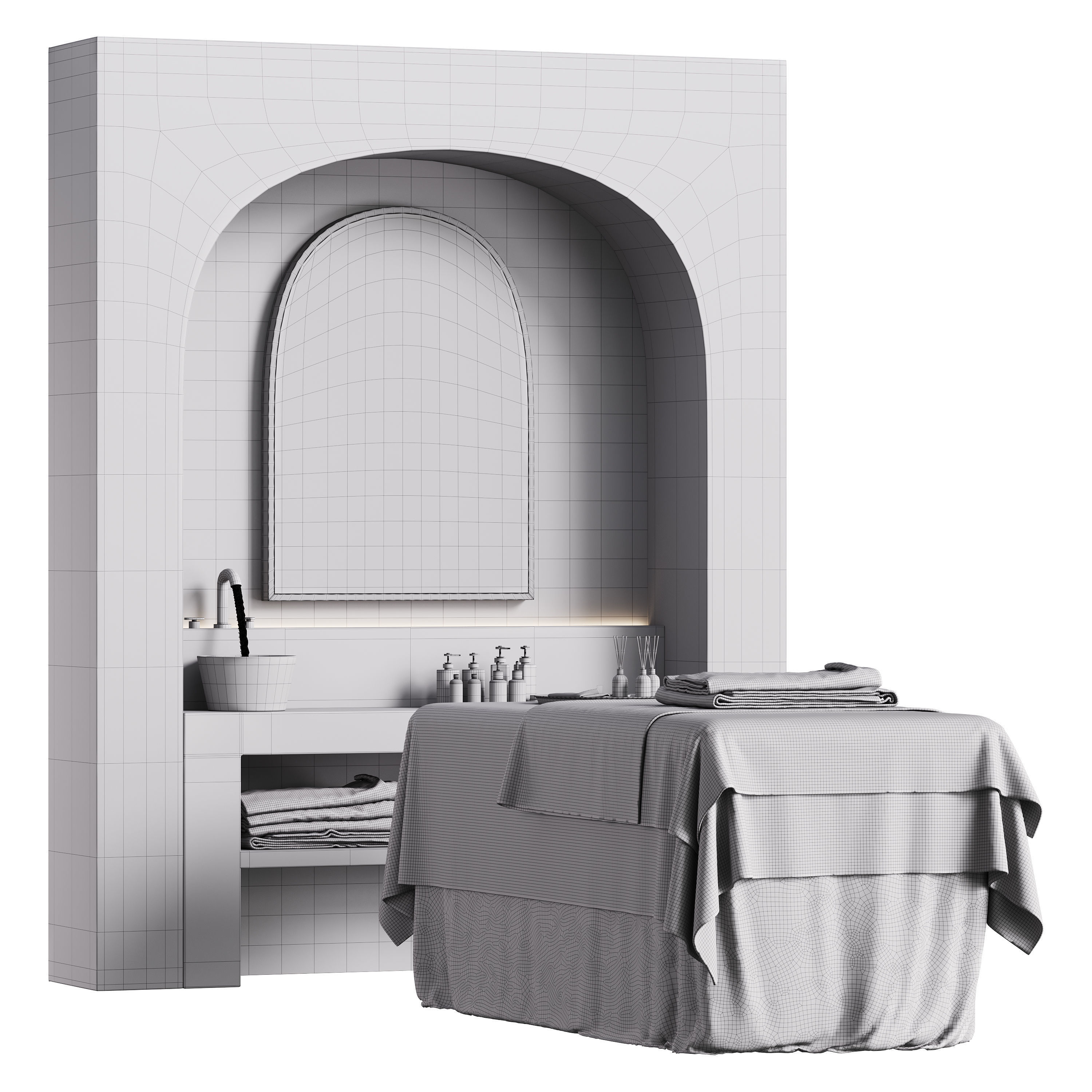 Modern spa and accessories 08 3D model_13