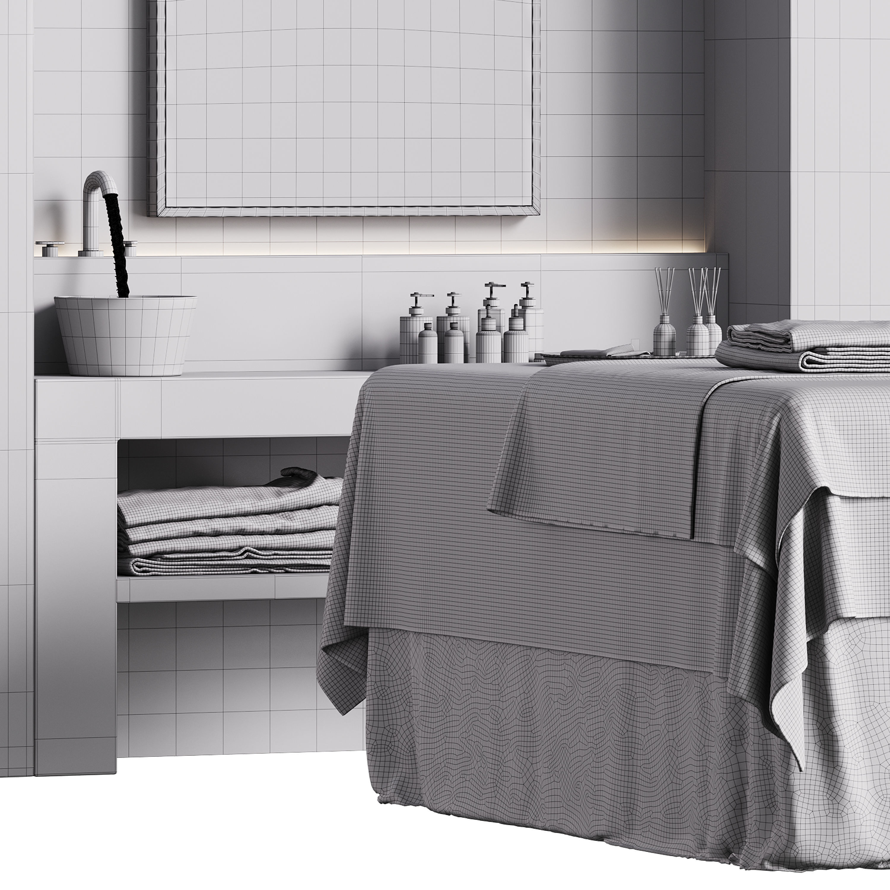 Modern spa and accessories 08 3D model_14