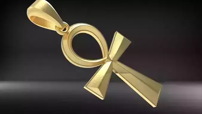 Ankh Egyptian Cross Pendant Necklace Jewelry 