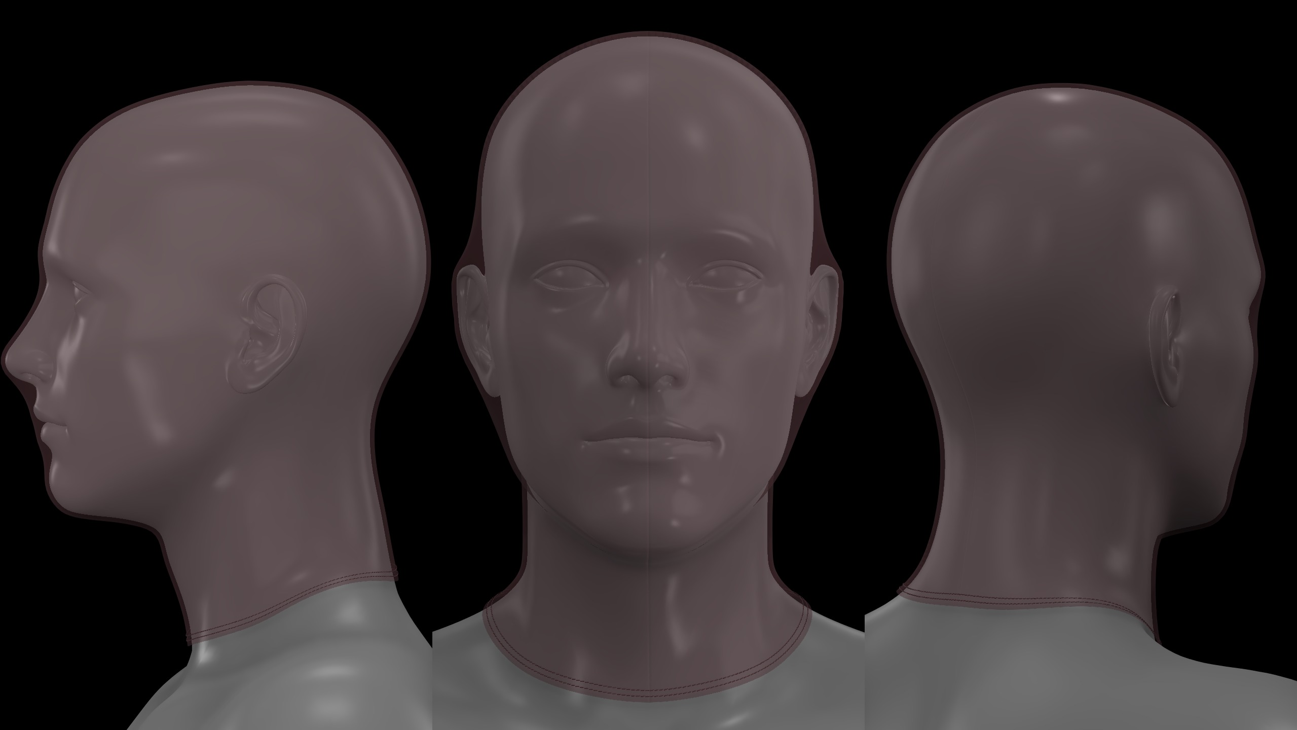 SKI MASK PACK genesis8 highpoly 3D model_7