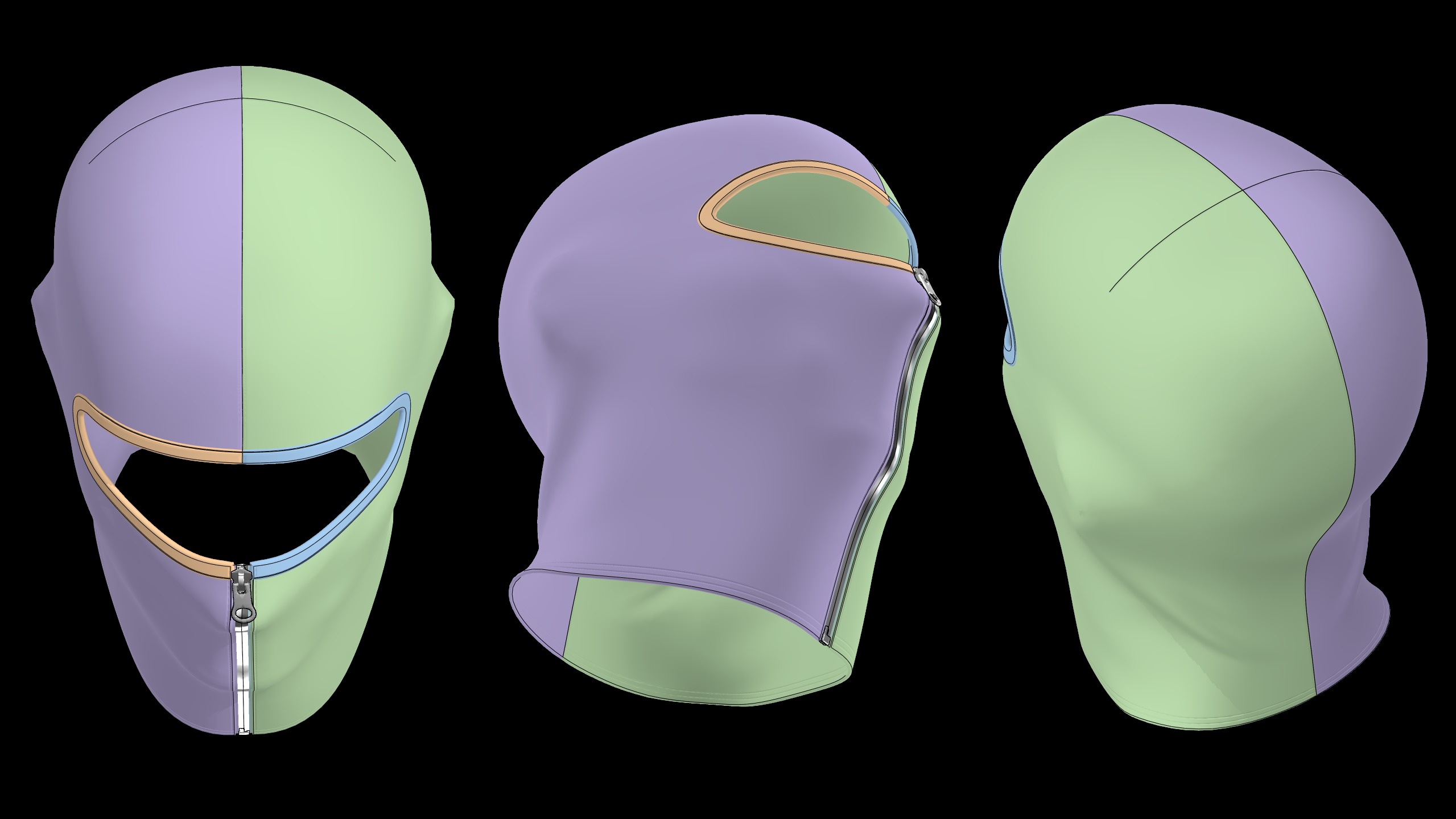 SKI MASK PACK genesis8 highpoly 3D model_17