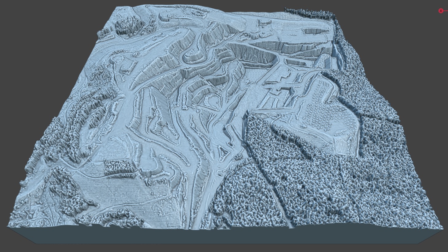 Biohazard Wasteland Multipurpose 3D Terrain Model 3D model_42