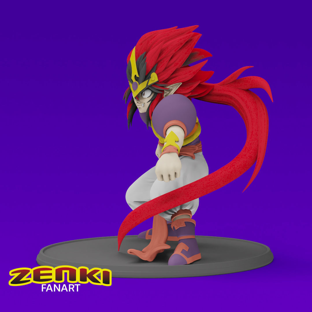 Anime Classics - Zenki kid 3D print model_4