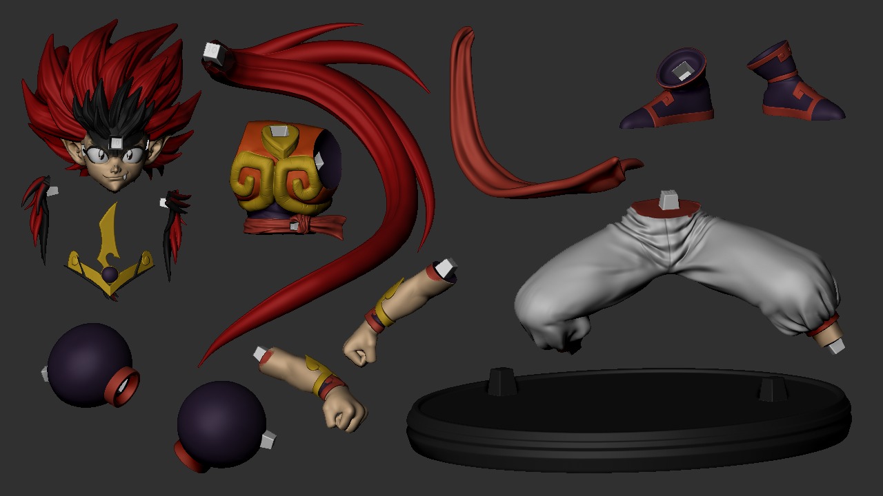 Anime Classics - Zenki kid 3D print model_16