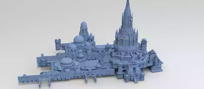 Gondorian castle inspired template 1