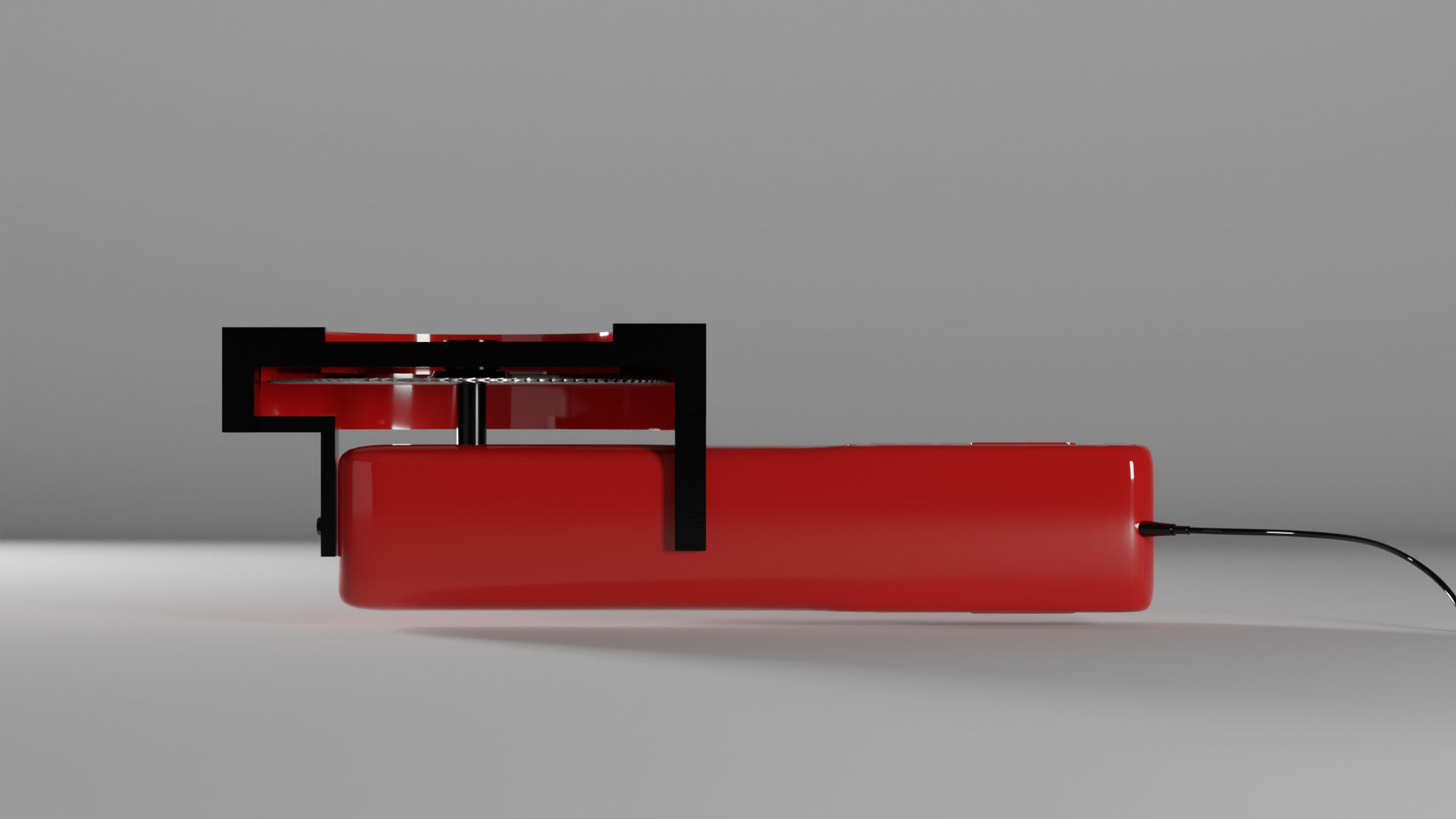 electric concrete saw pbr Low-poly 3D model_5