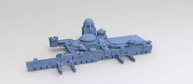 Gondorian castle inspired walls 2 