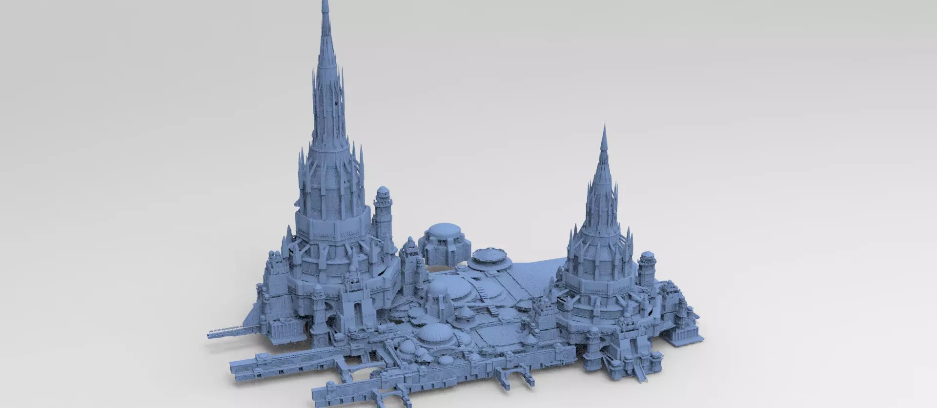 Gondorian castle towers 3D model
