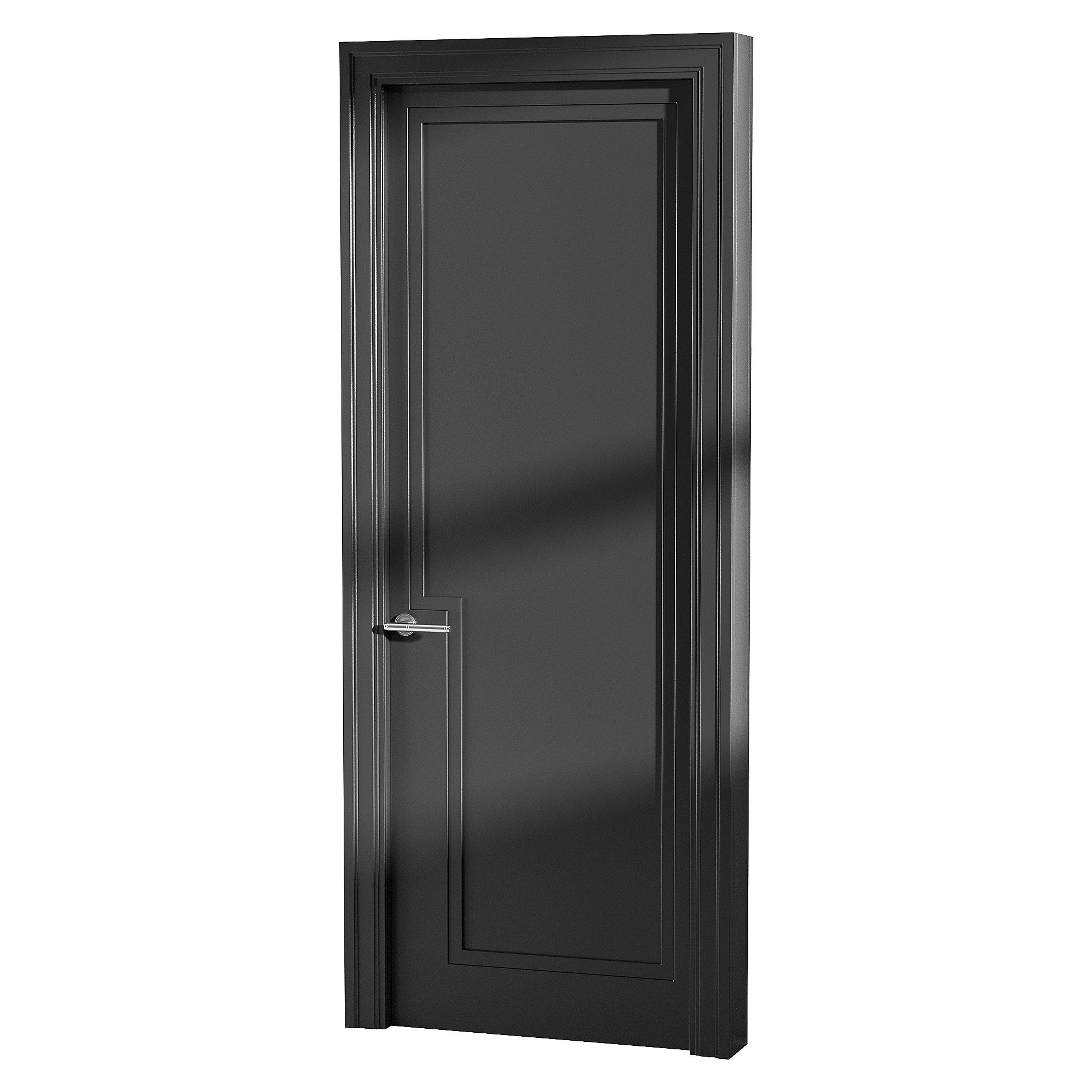 Modern entrance door 52 3D model_7