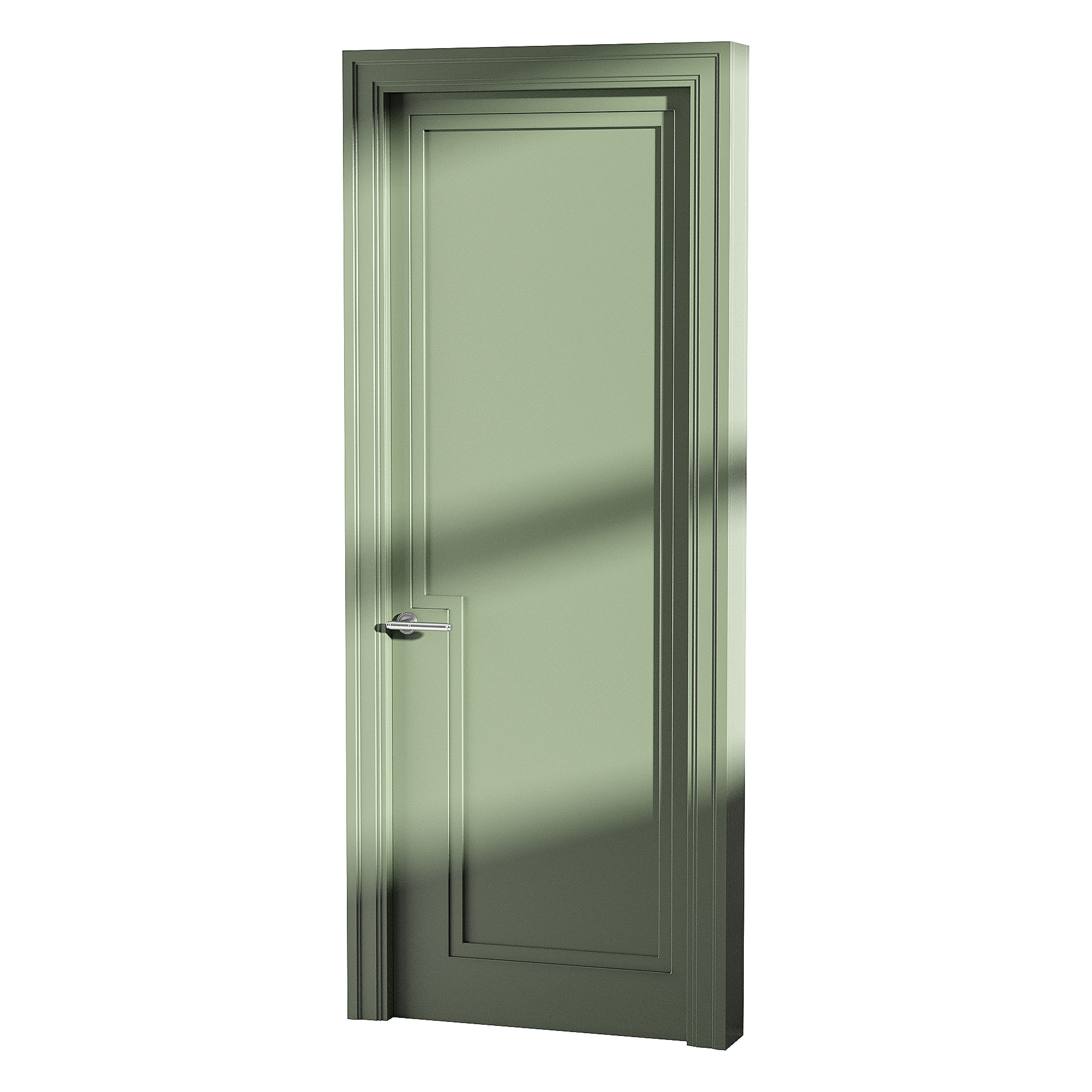 Modern entrance door 52 3D model_11