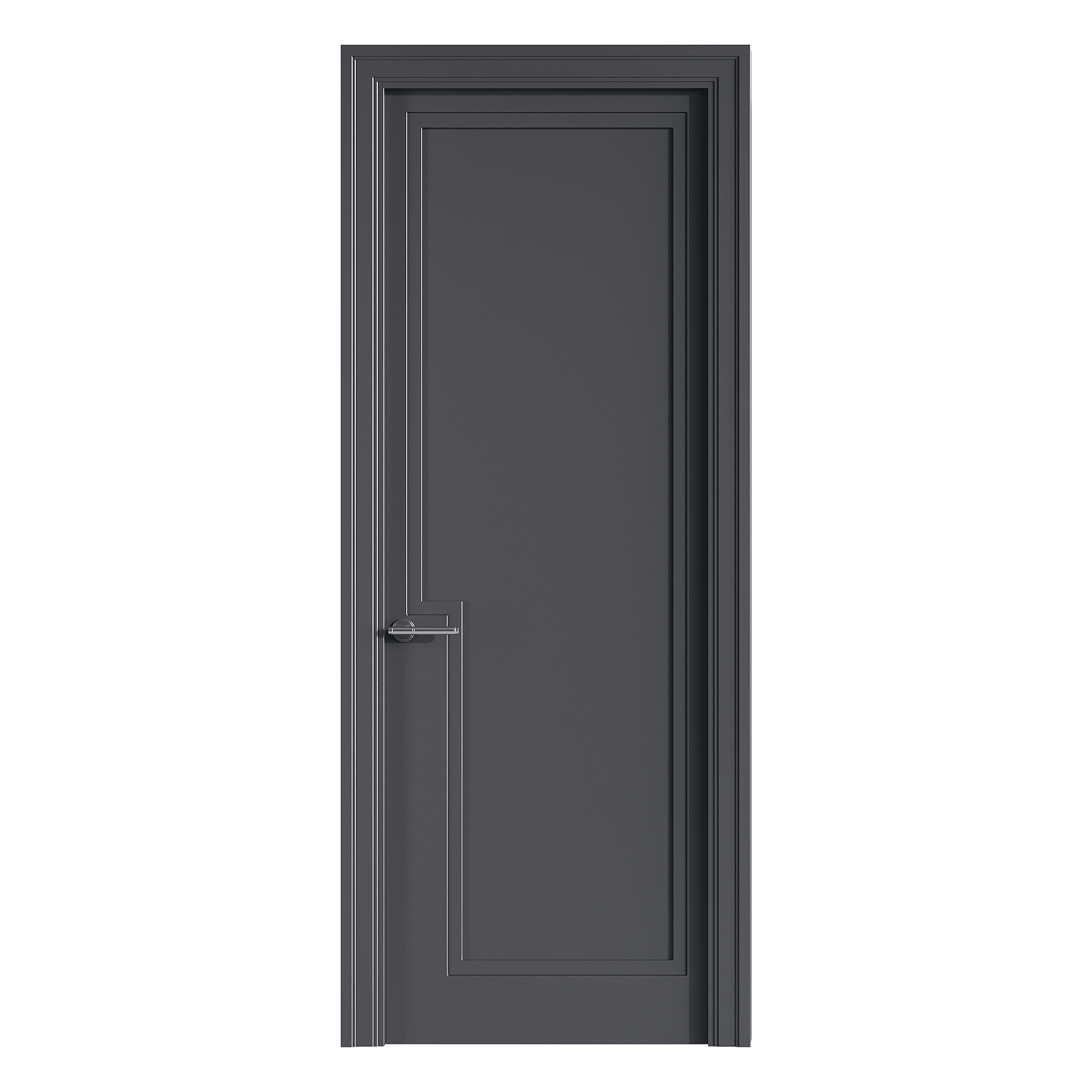 Modern entrance door 52 3D model_4