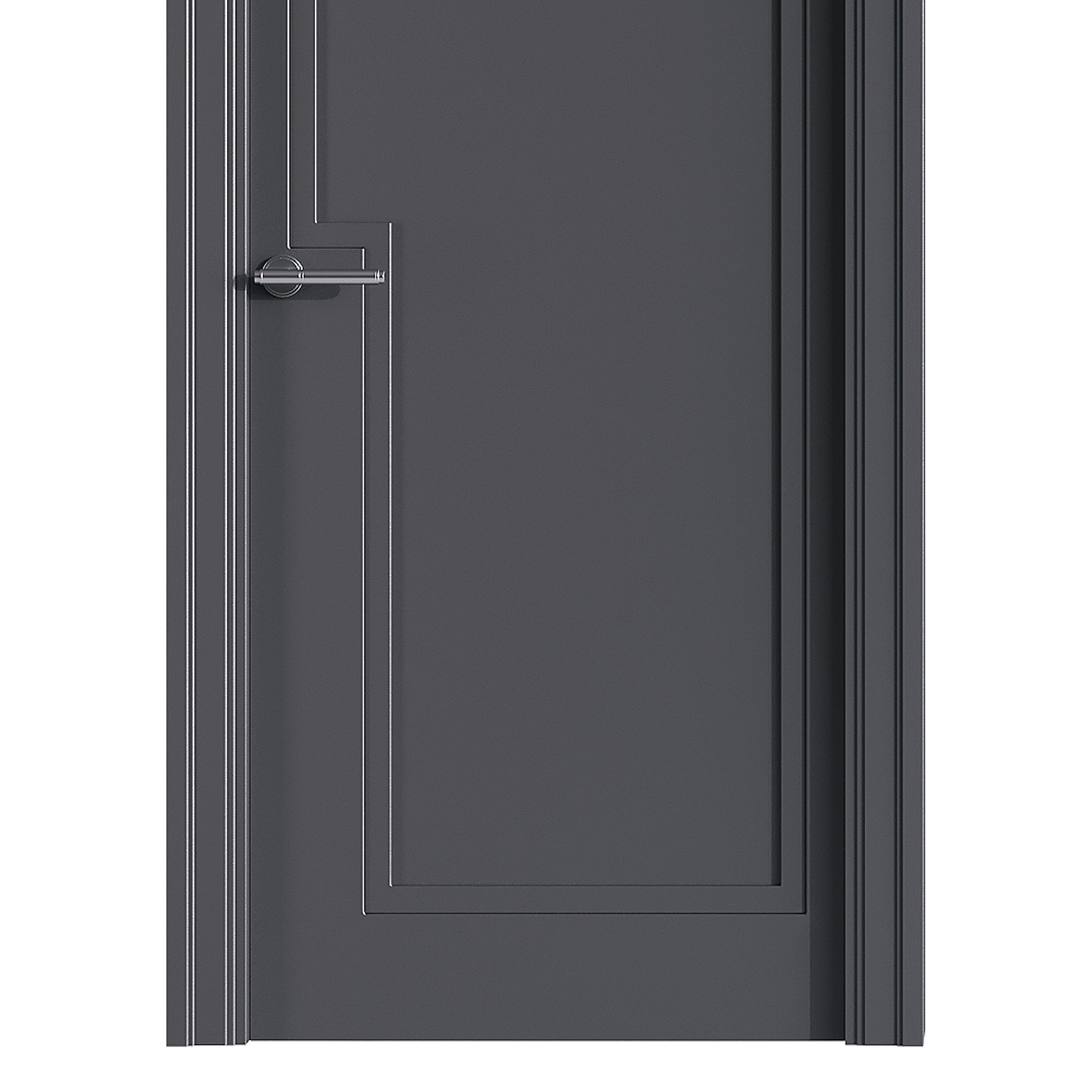 Modern entrance door 52 3D model_3
