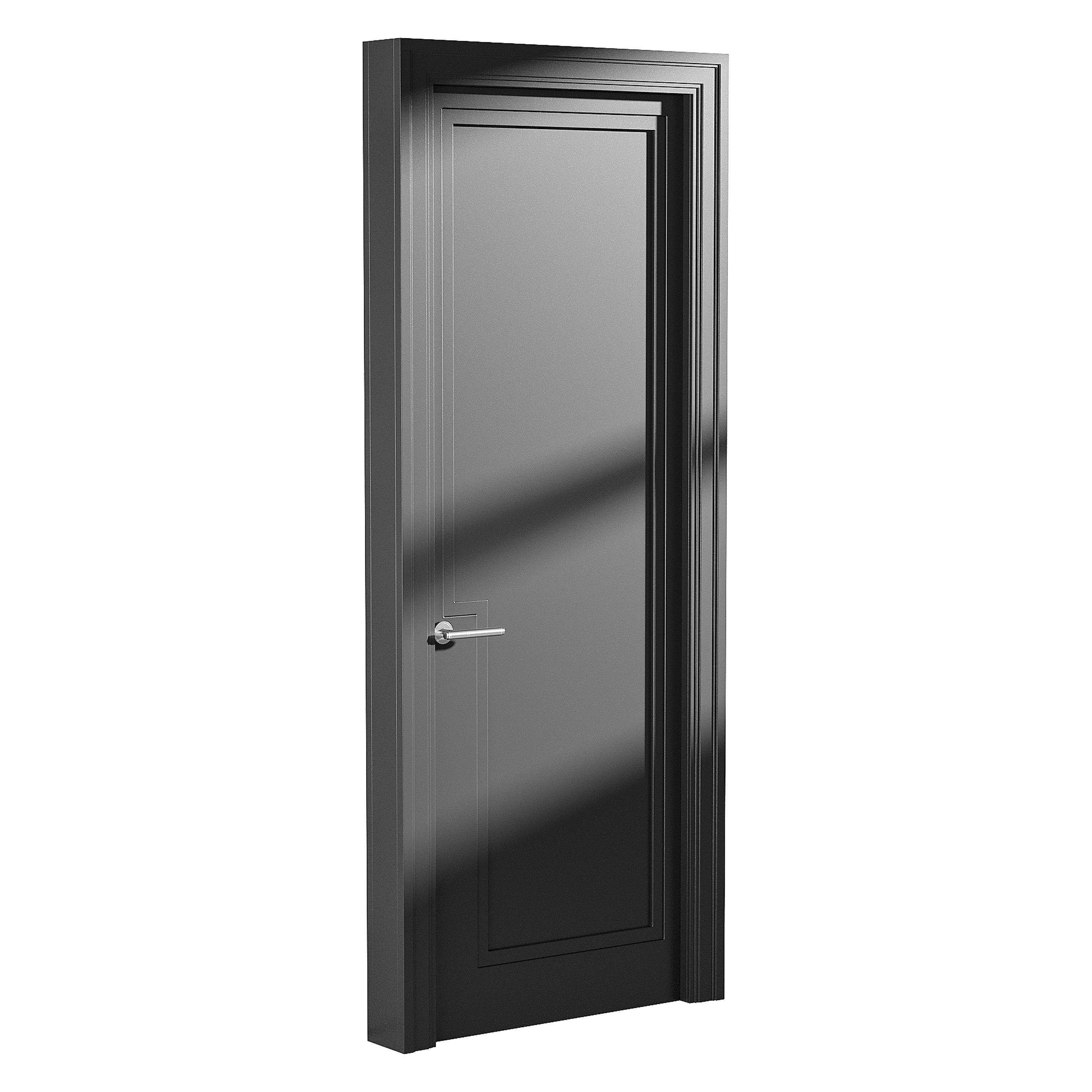 Modern entrance door 52 3D model_6