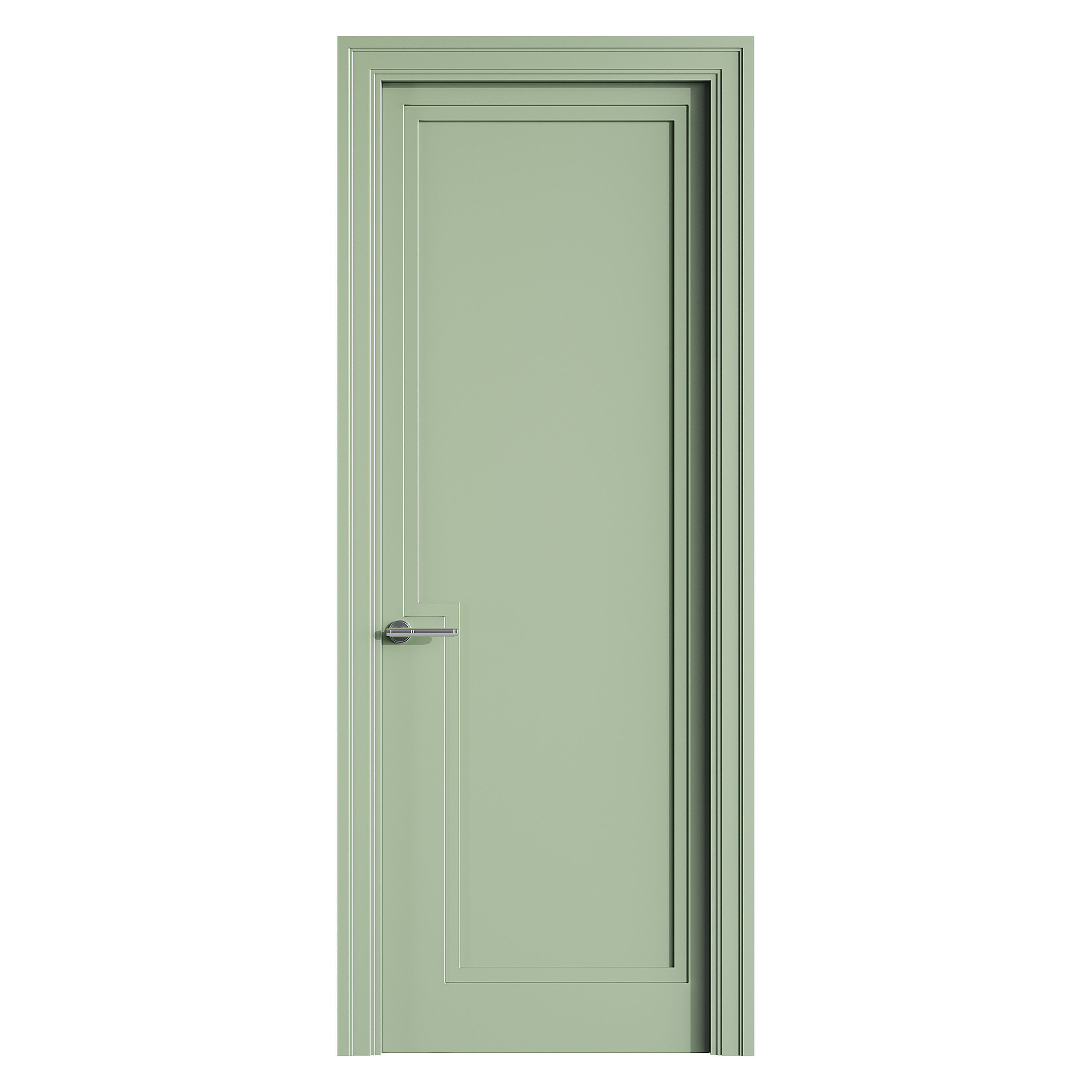 Modern entrance door 52 3D model_5