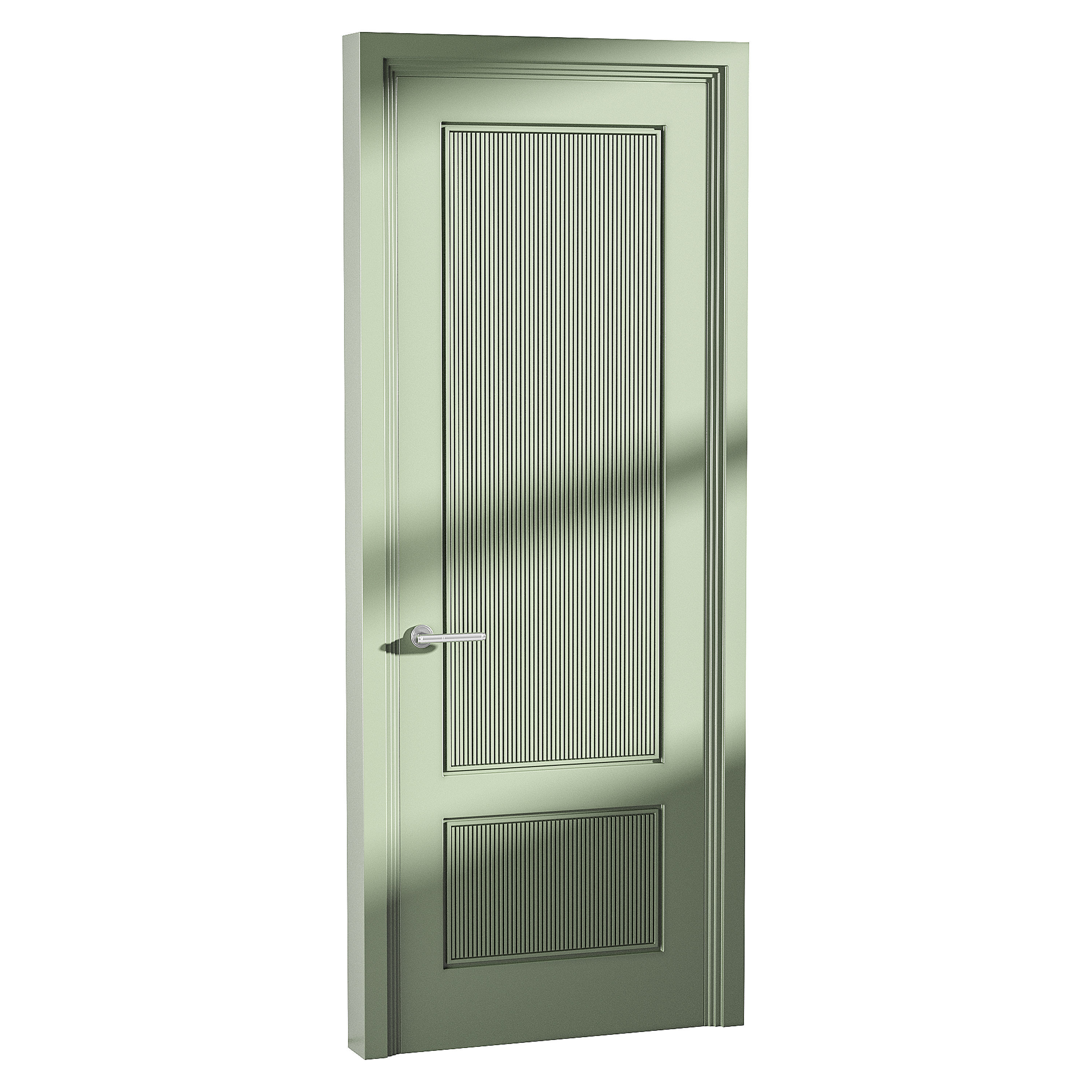 Modern entrance door 55 3D model_11